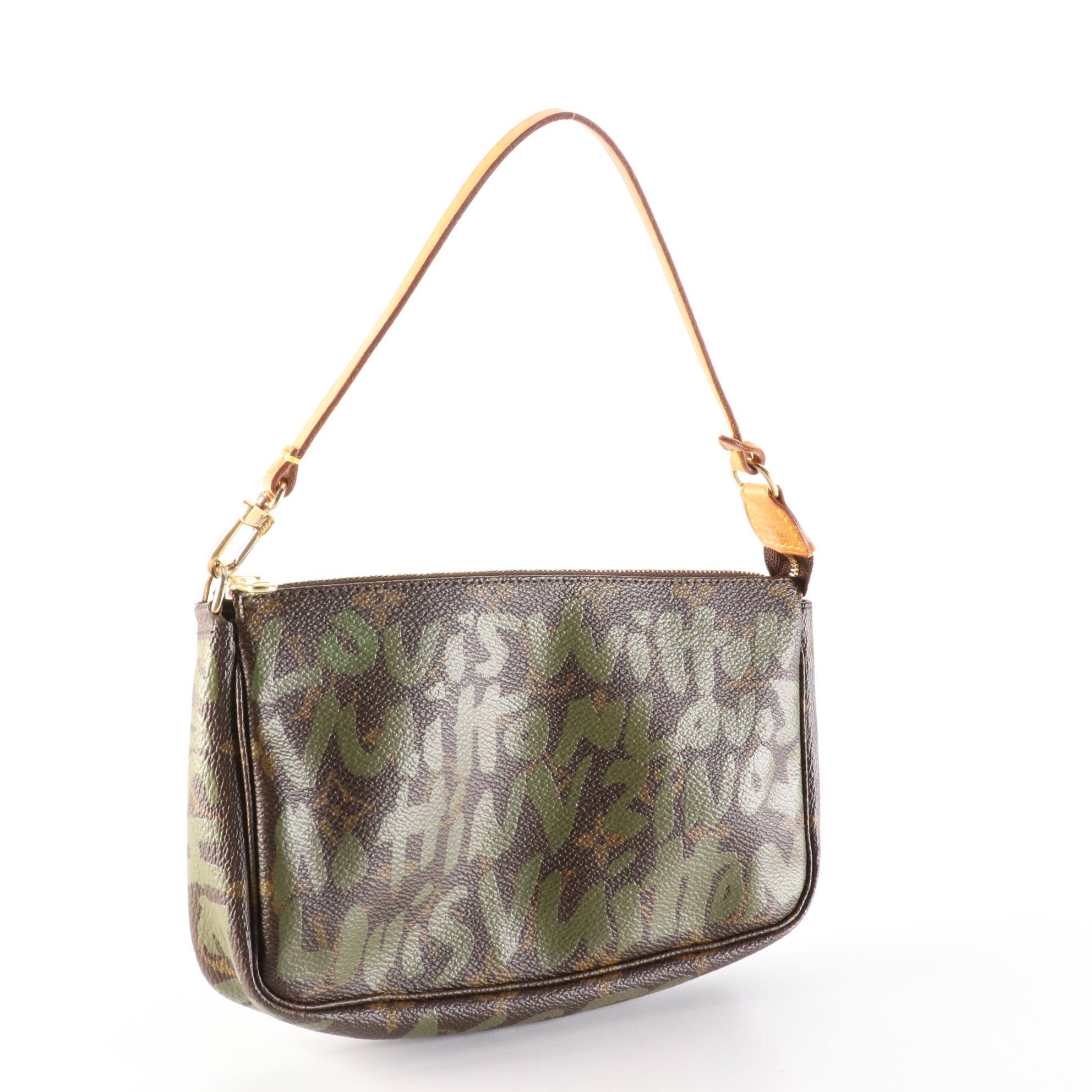Louis Vuitton x Stephen Sprouse Pochette Accessoires in Graffiti Monogram Canvas