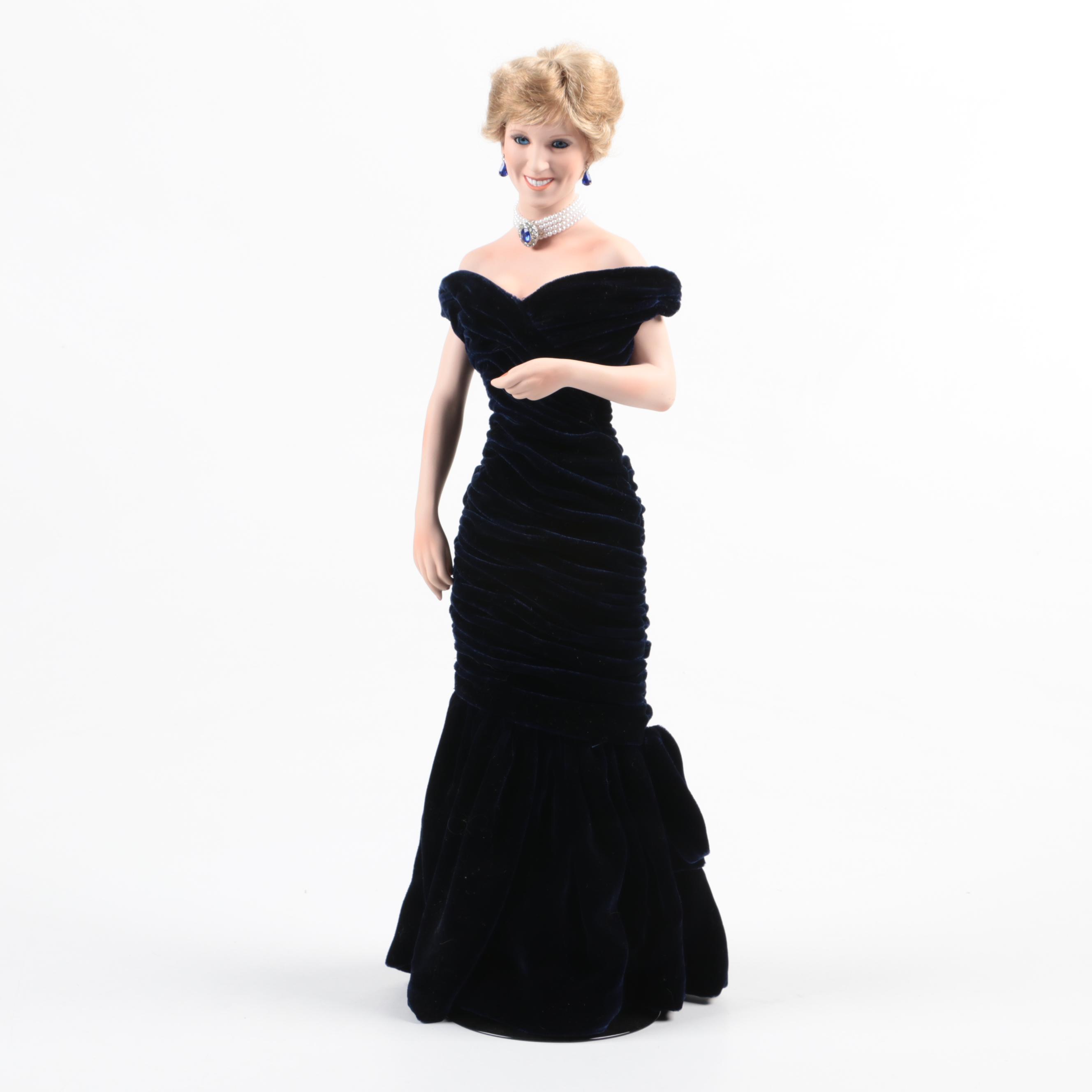 Ashton-Drake Galleries "Diana, Princess of Wales" Porcelain Figurine, 1998