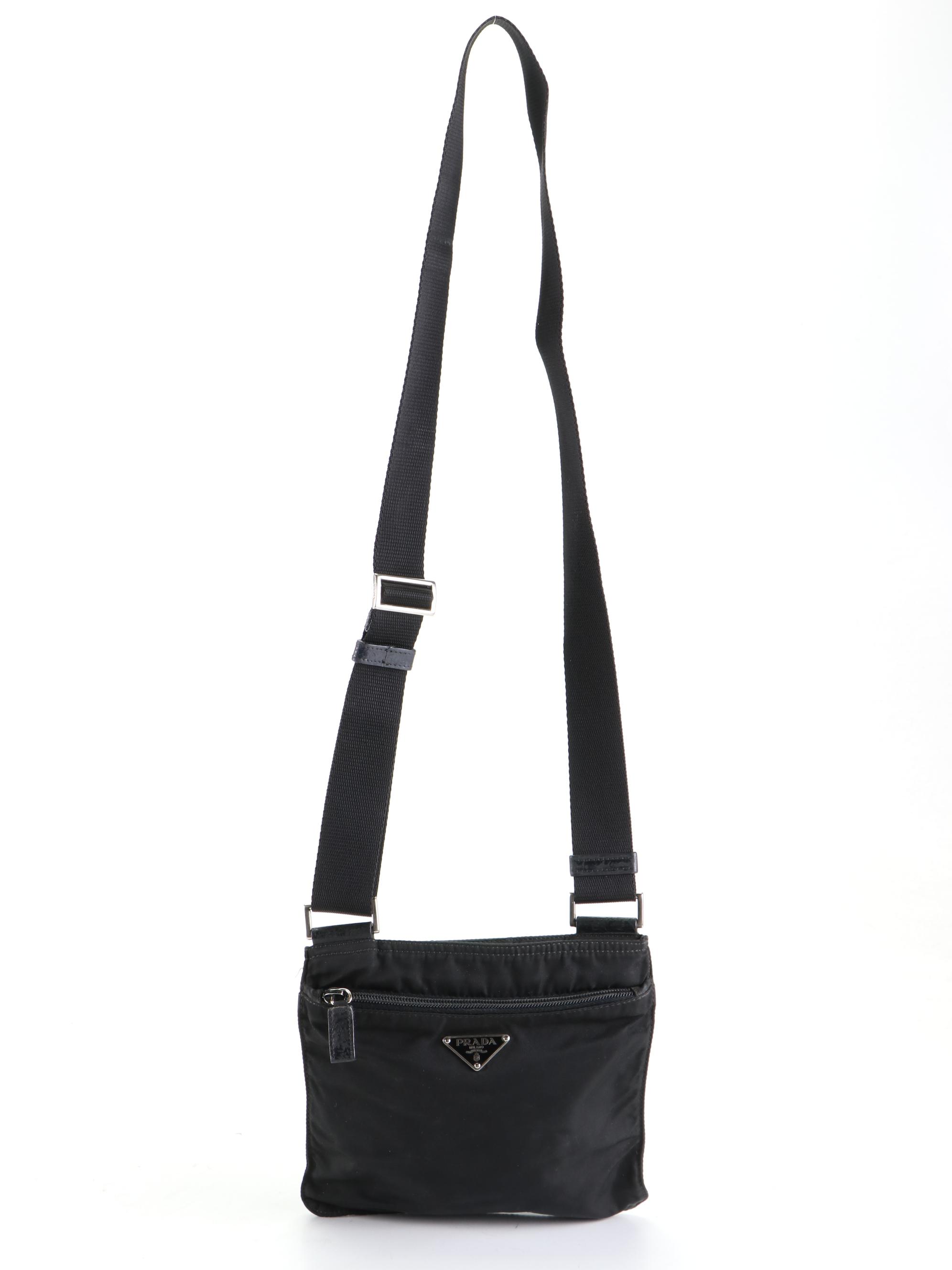 Prada Belt Bag in Nylon with Leather Trim