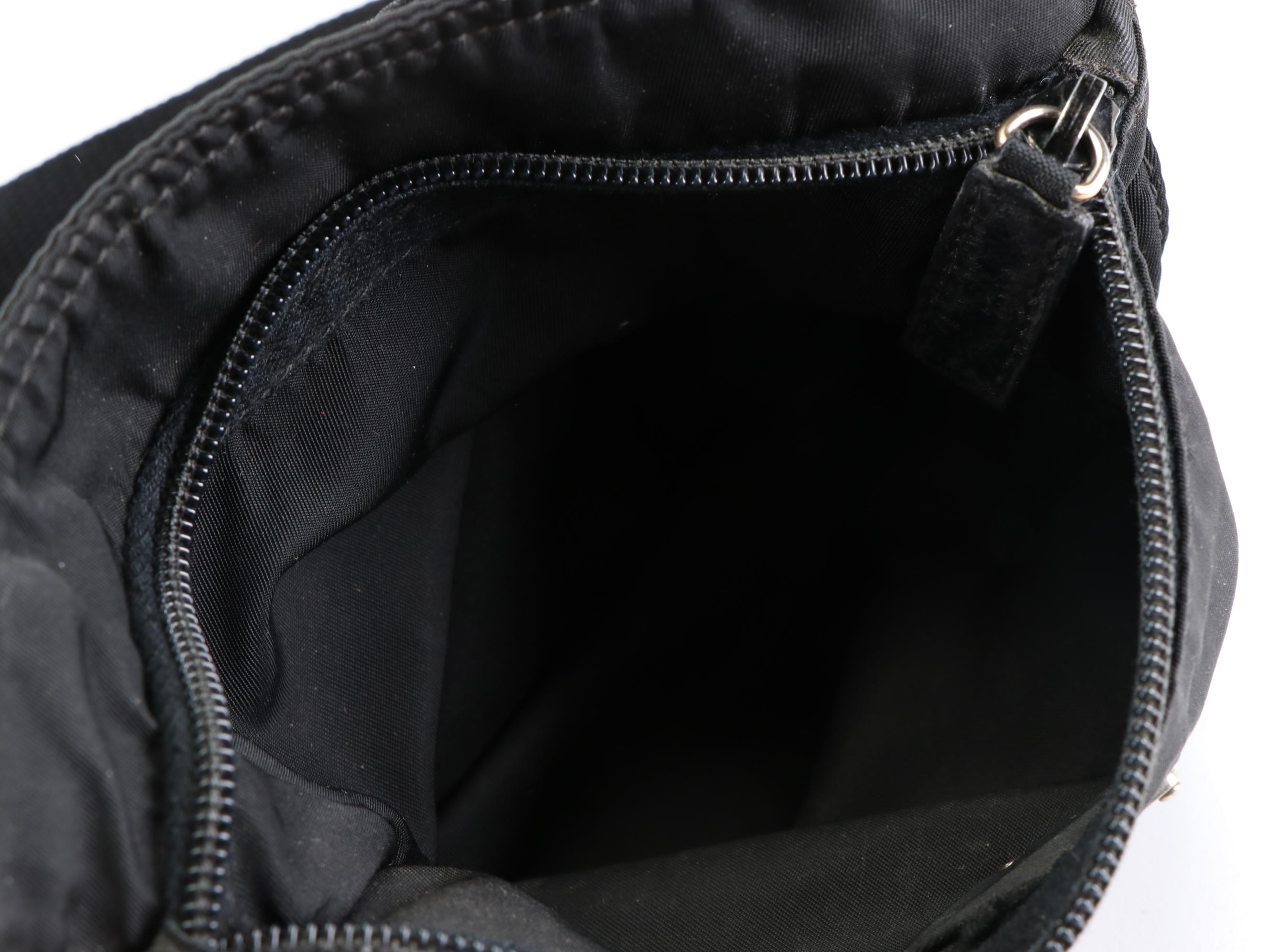 Prada Belt Bag in Nylon with Leather Trim