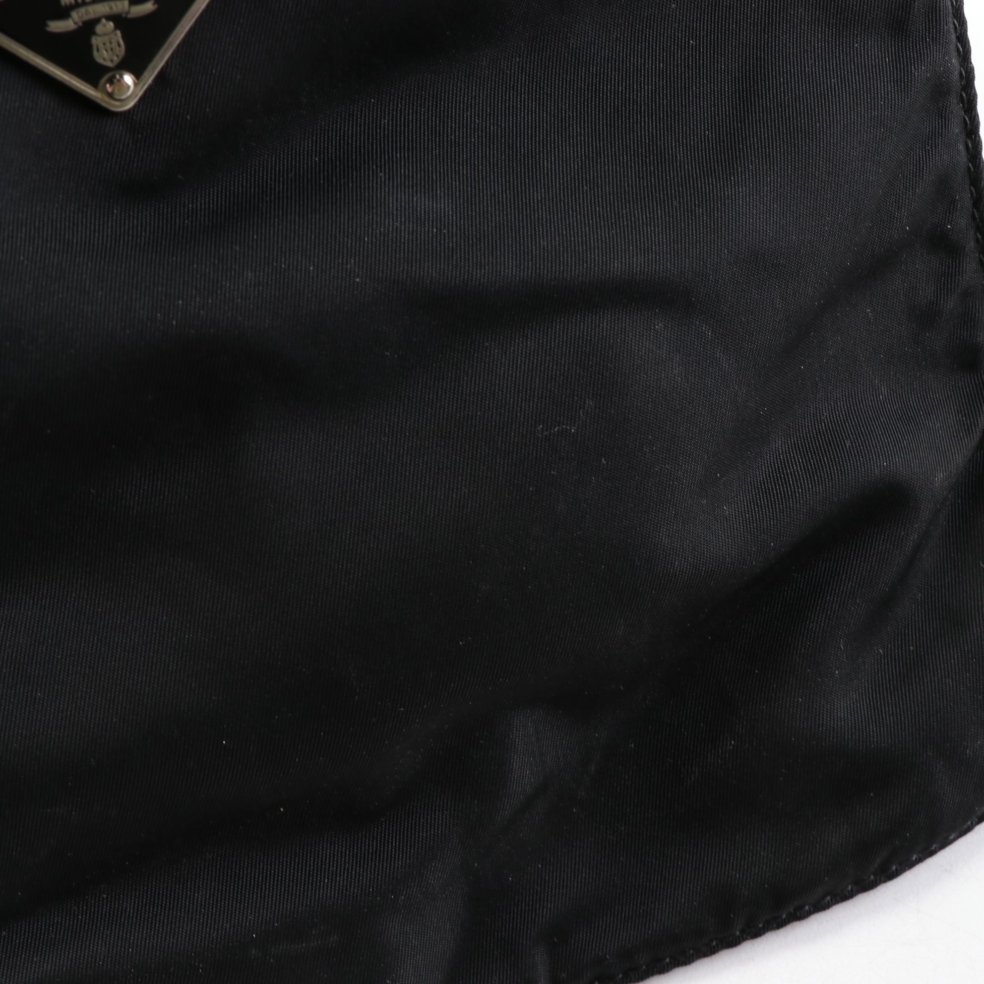 Prada Belt Bag in Nylon with Leather Trim