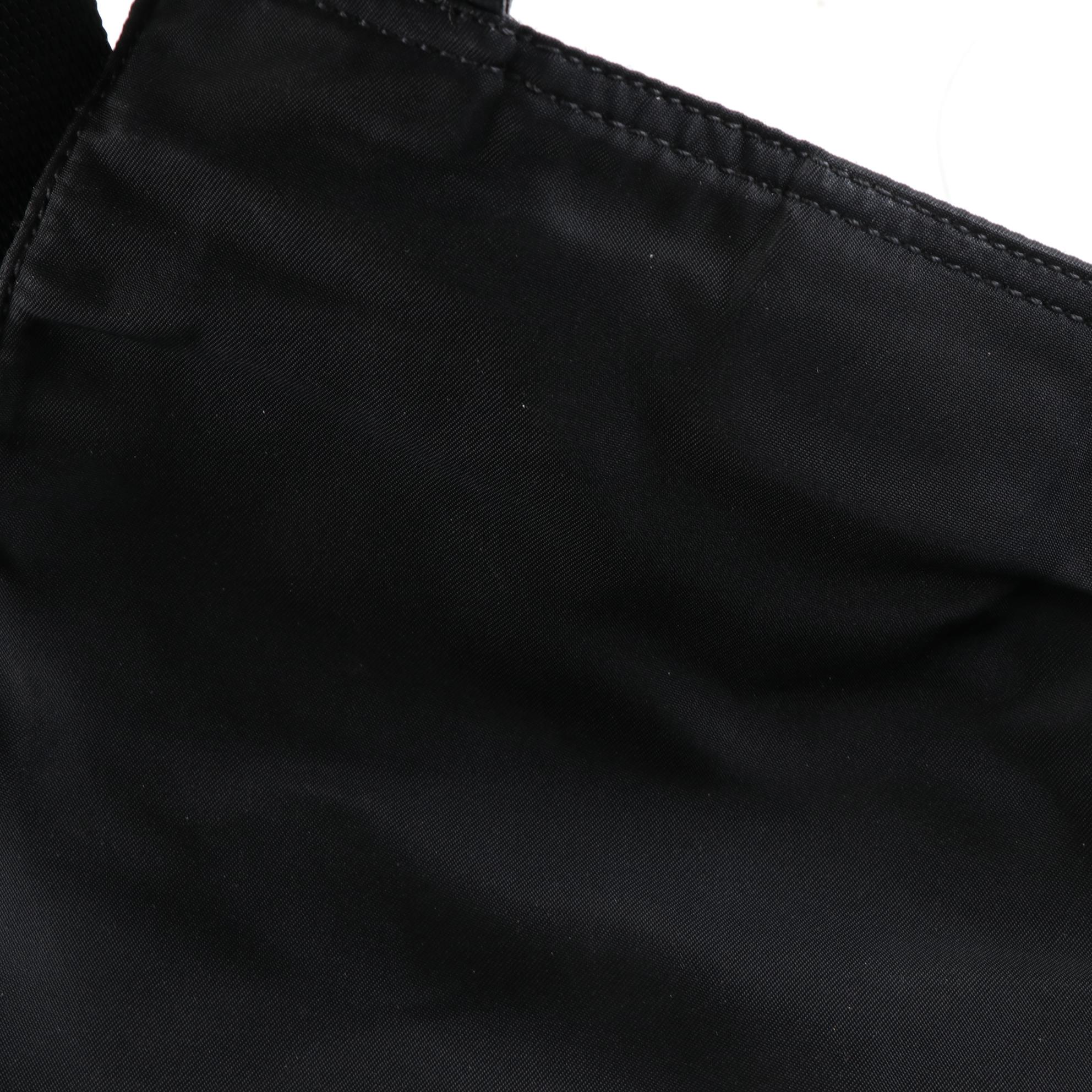 Prada Belt Bag in Nylon with Leather Trim