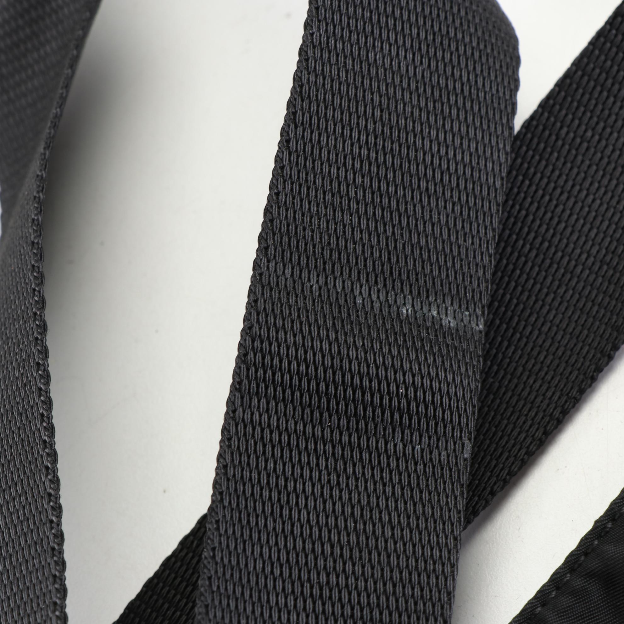 Prada Belt Bag in Nylon with Leather Trim