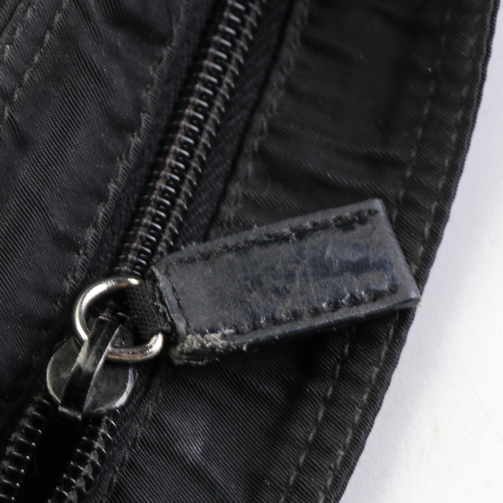 Prada Belt Bag in Nylon with Leather Trim