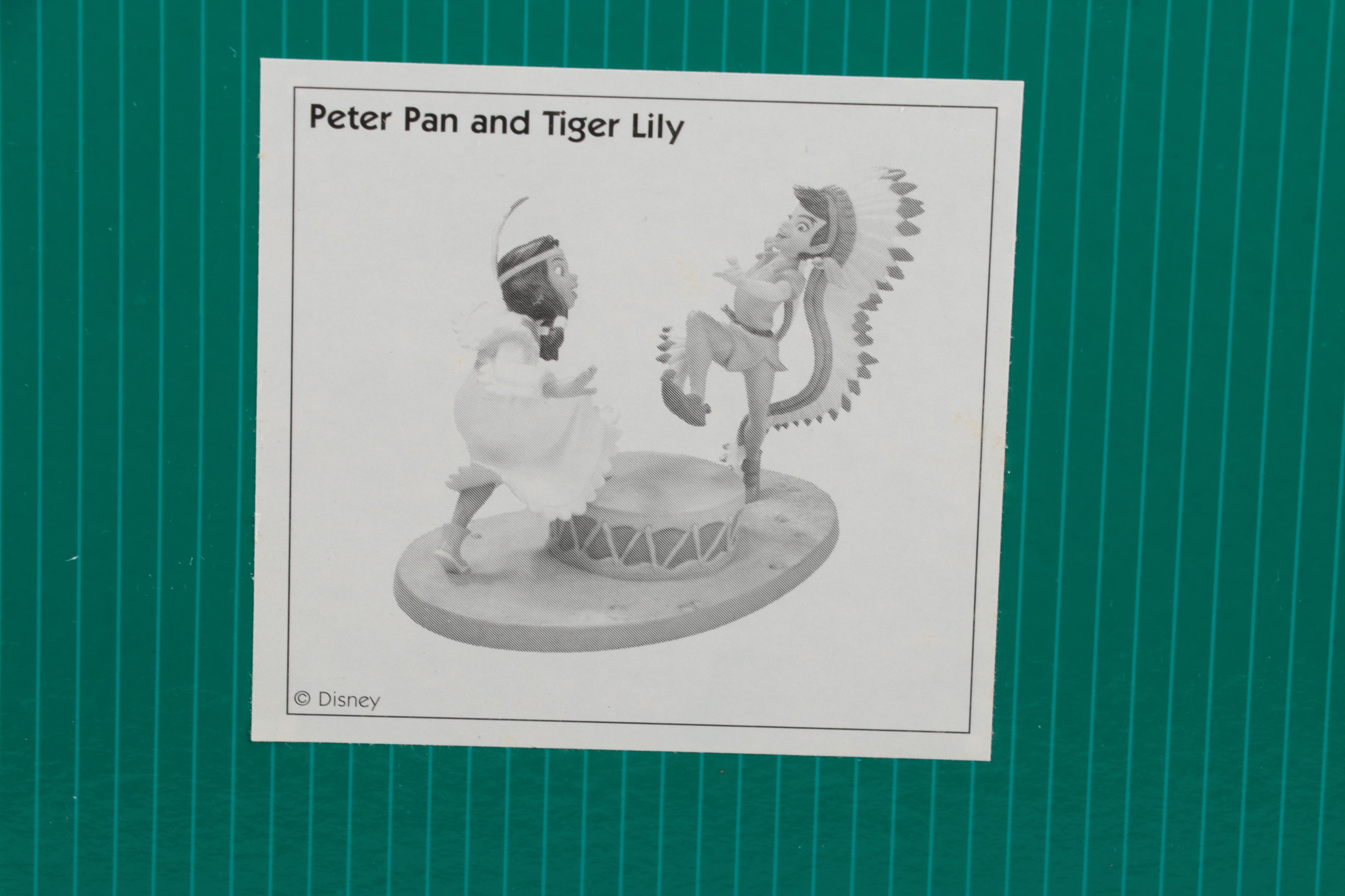 Walt Disney Classics Peter Pan "Fireside Celebration" and More Ceramic Figurines