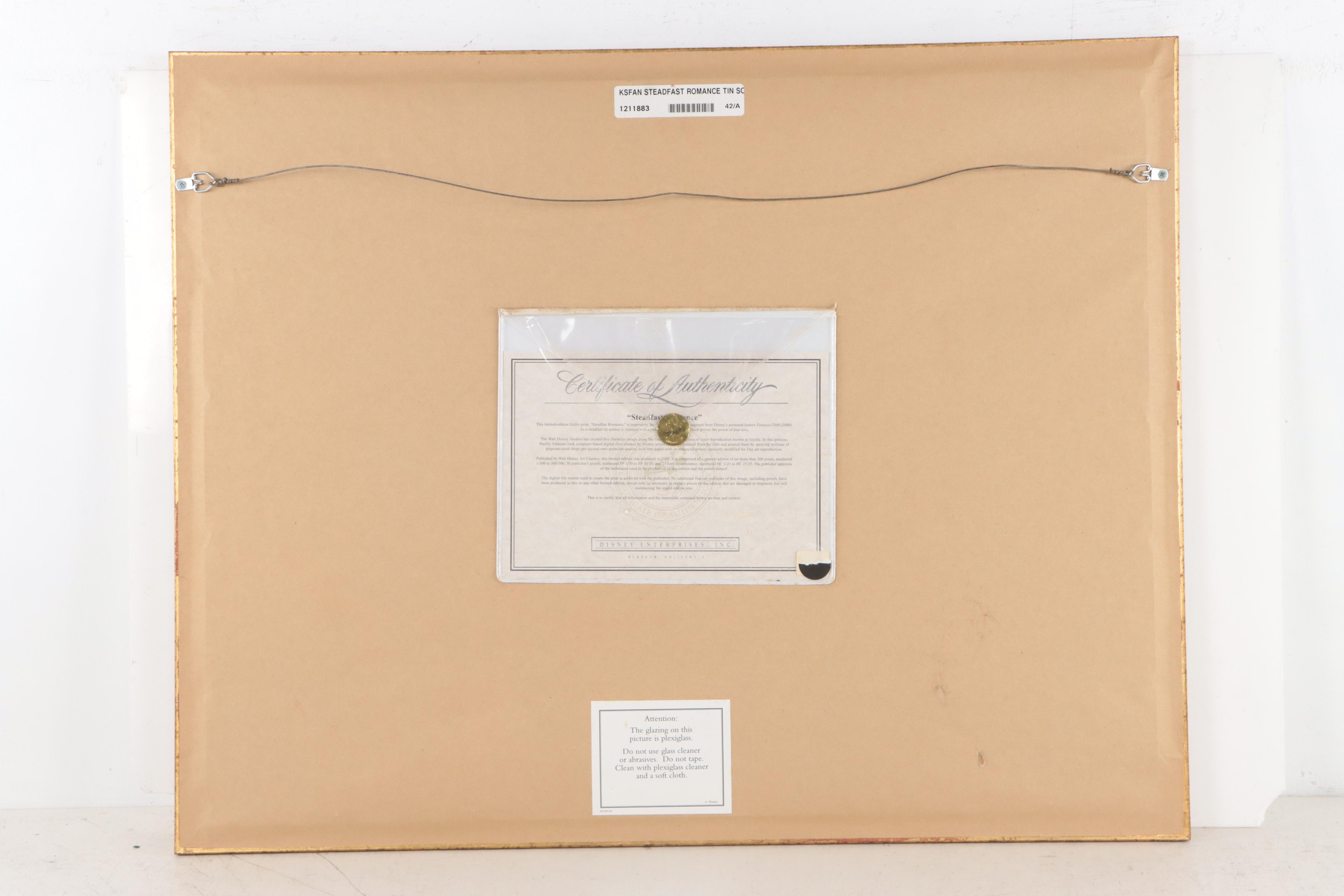 Disney Giclée "Steadfast Romance" from "Fantasia 2000," 2000