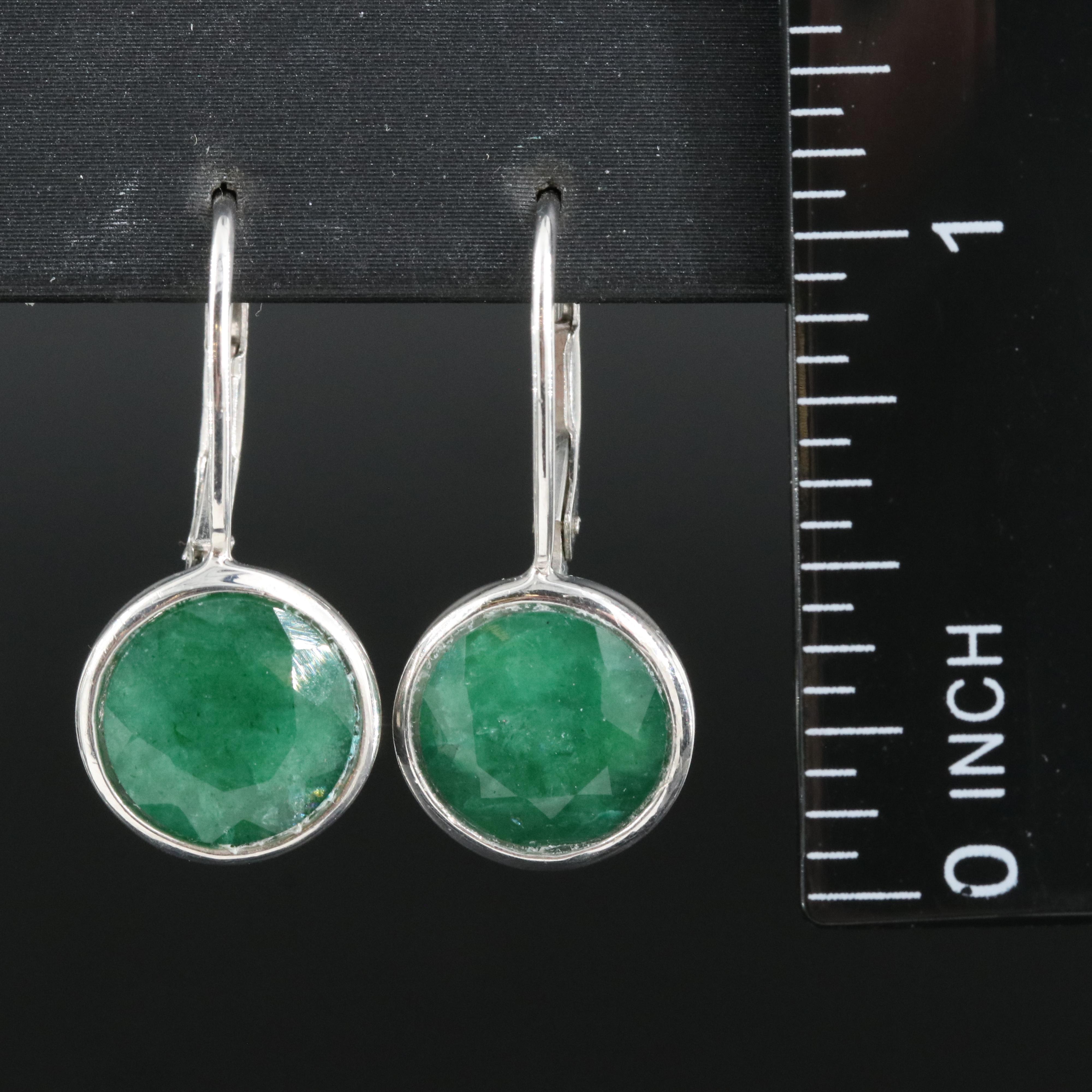 Sterling Beryl Earrings