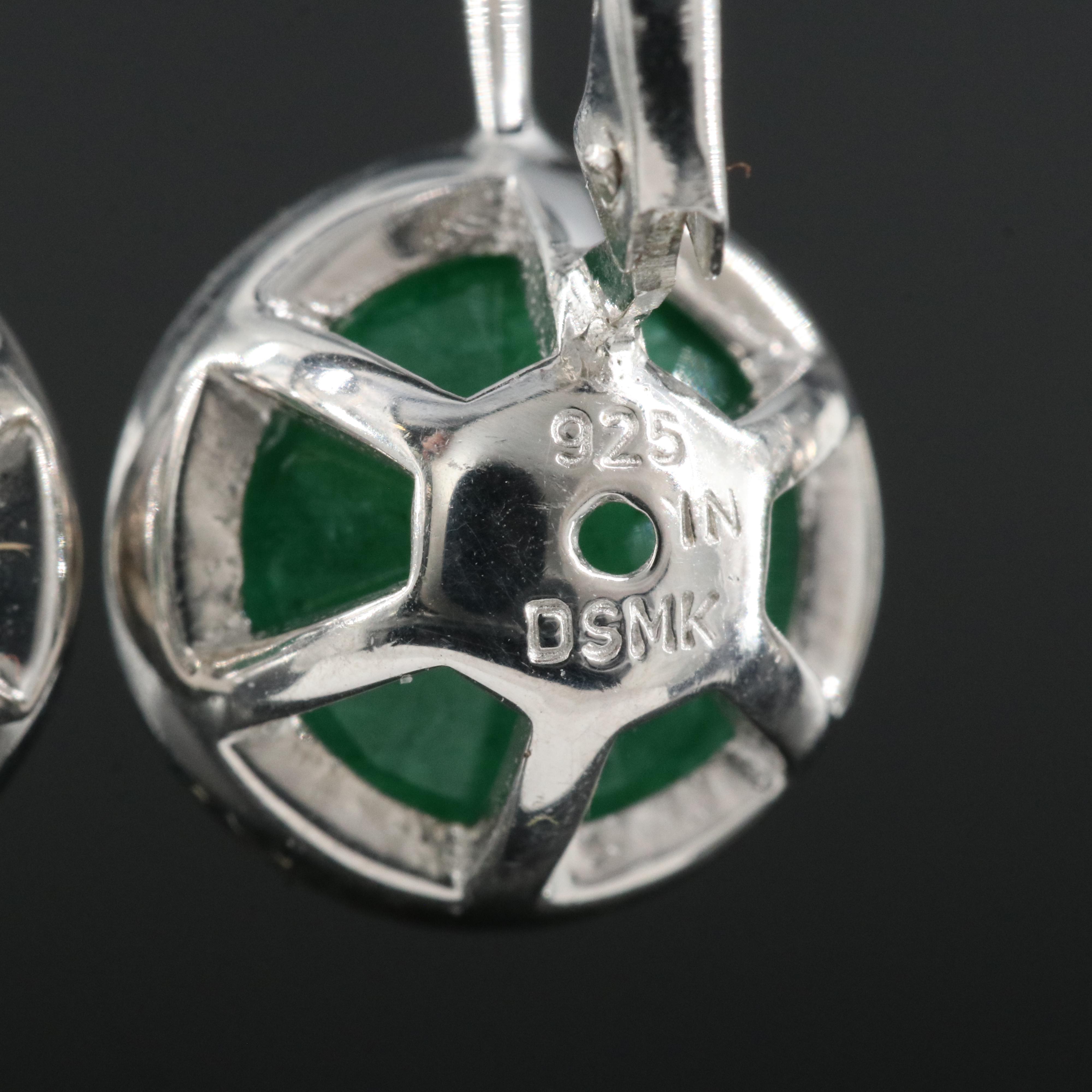 Sterling Beryl Earrings