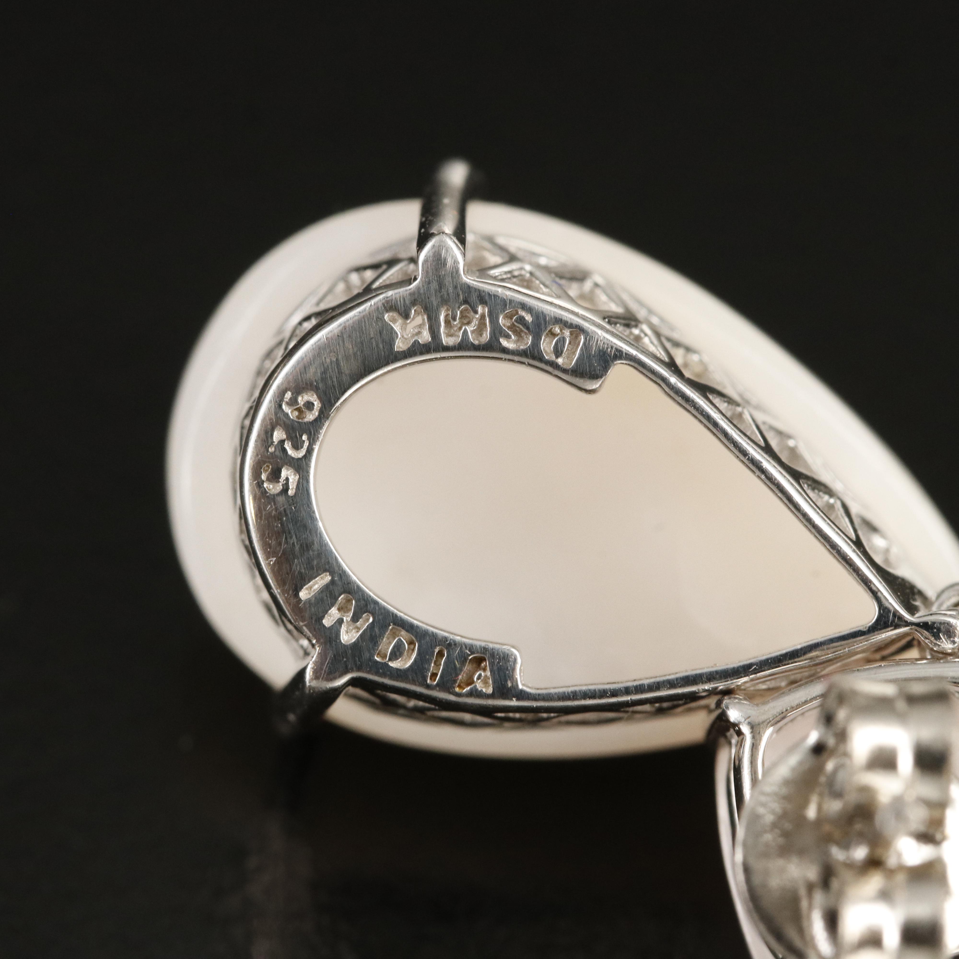 Sterling Common Opal Earrings