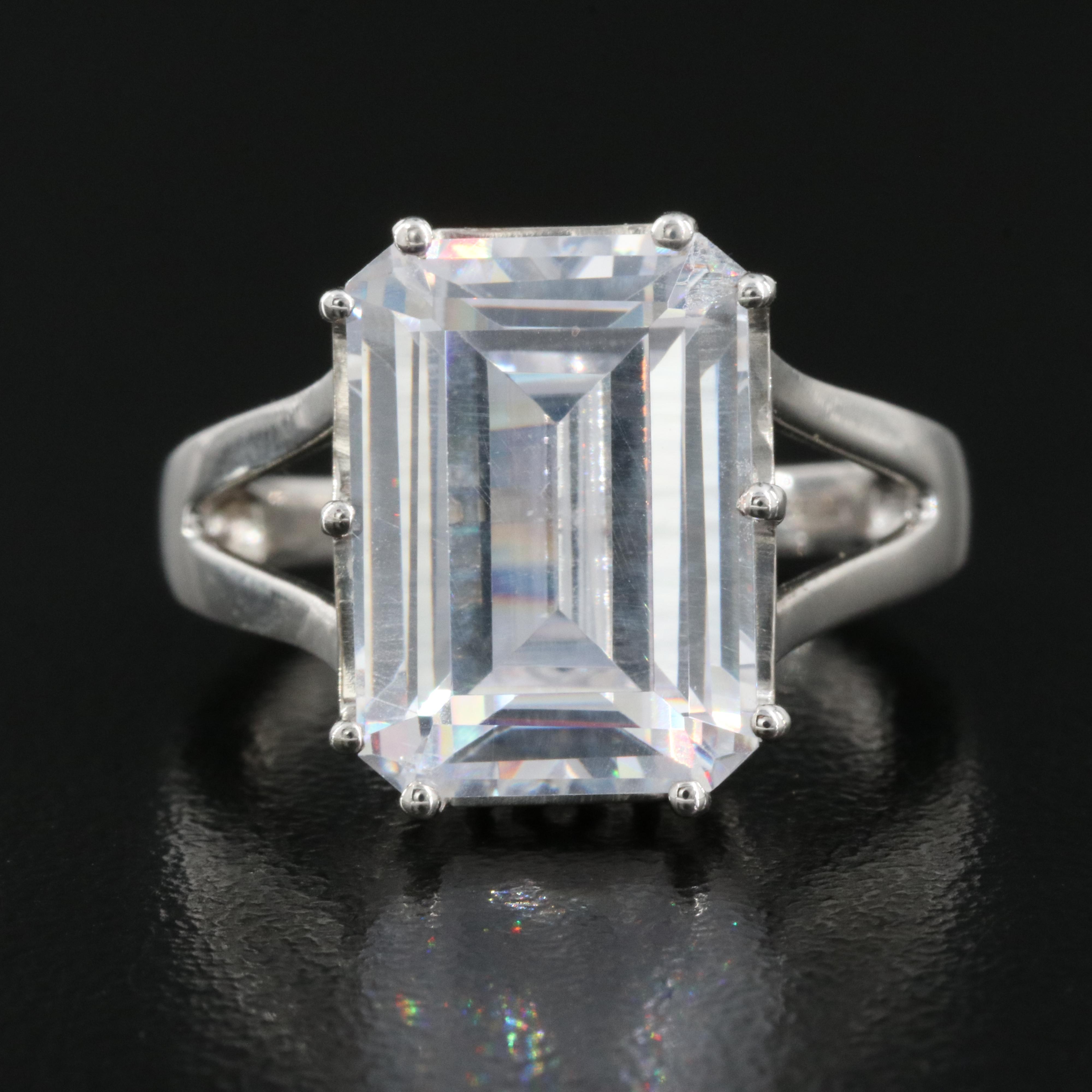 Sterling Cubic Zirconia Ring