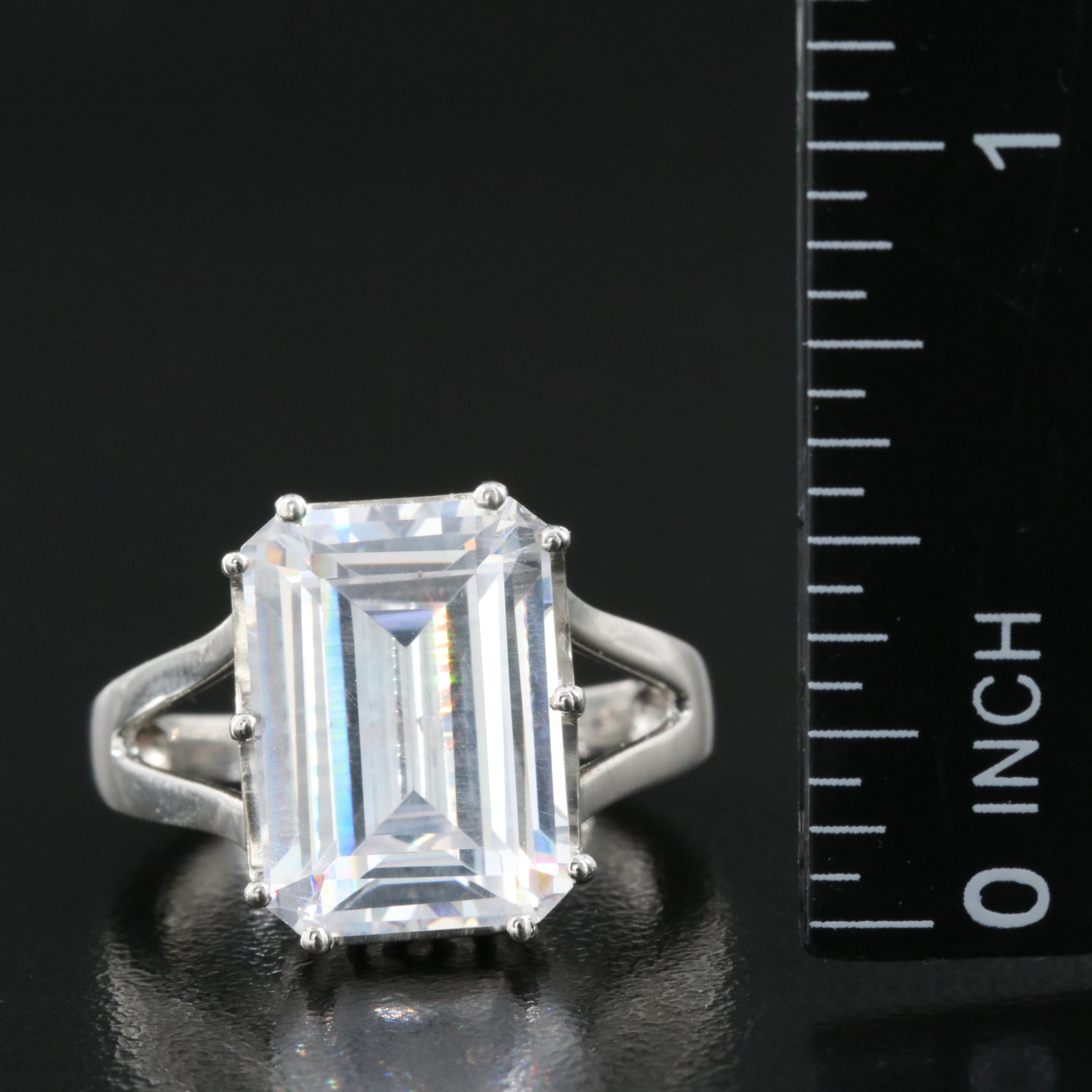 Sterling Cubic Zirconia Ring