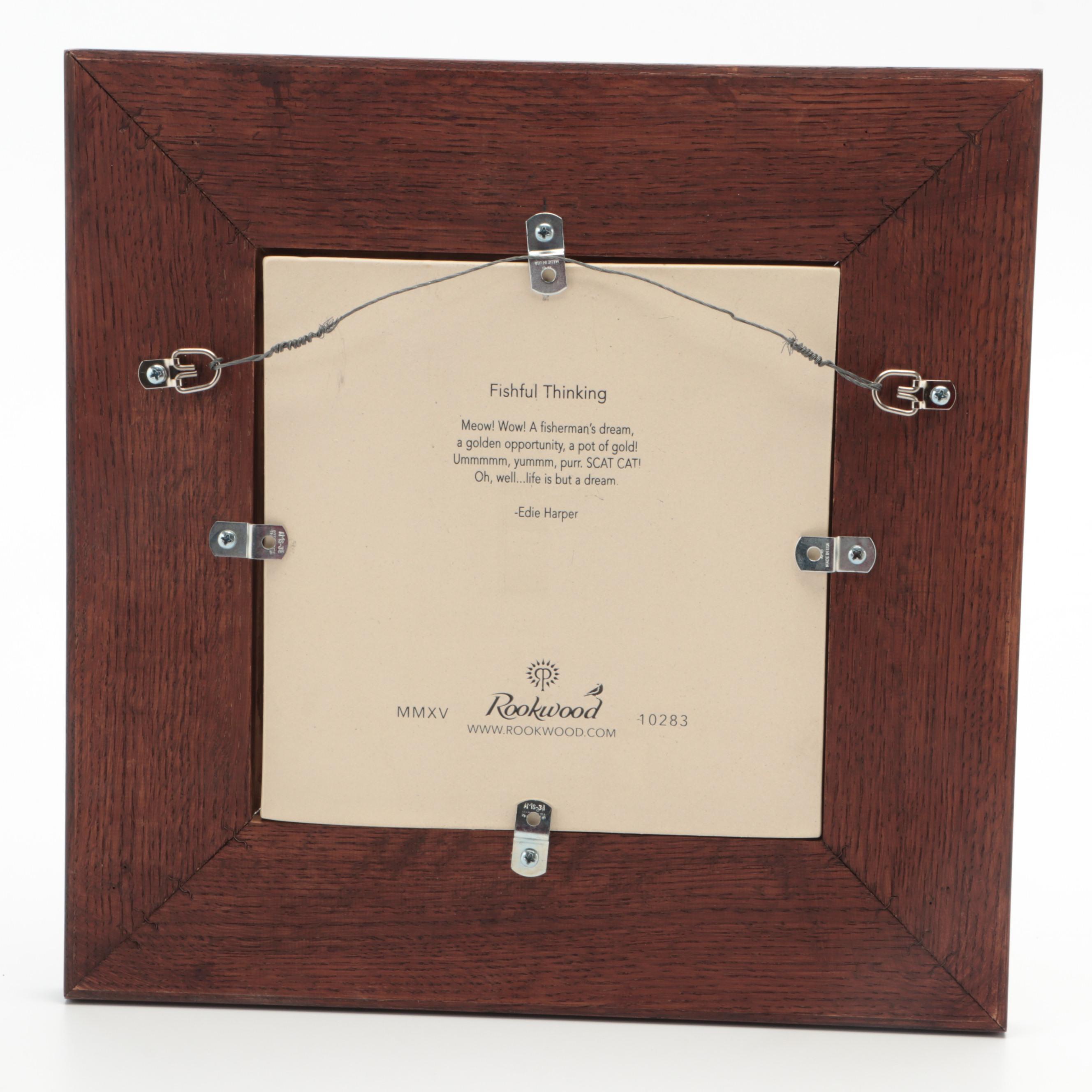 Rookwood Pottery "Fishful Thinking" Tile and Ceramic Vase