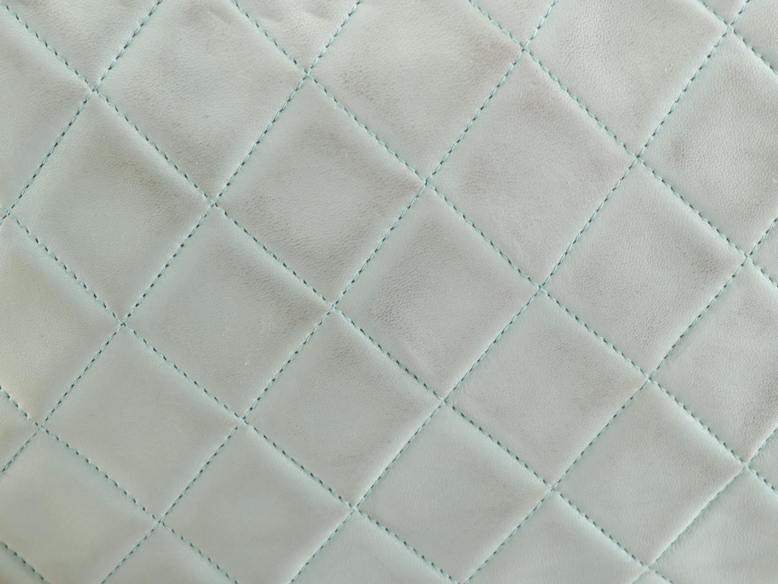 Chanel Front Pocket Top Zip Shoulder Bag in Lambskin Leather