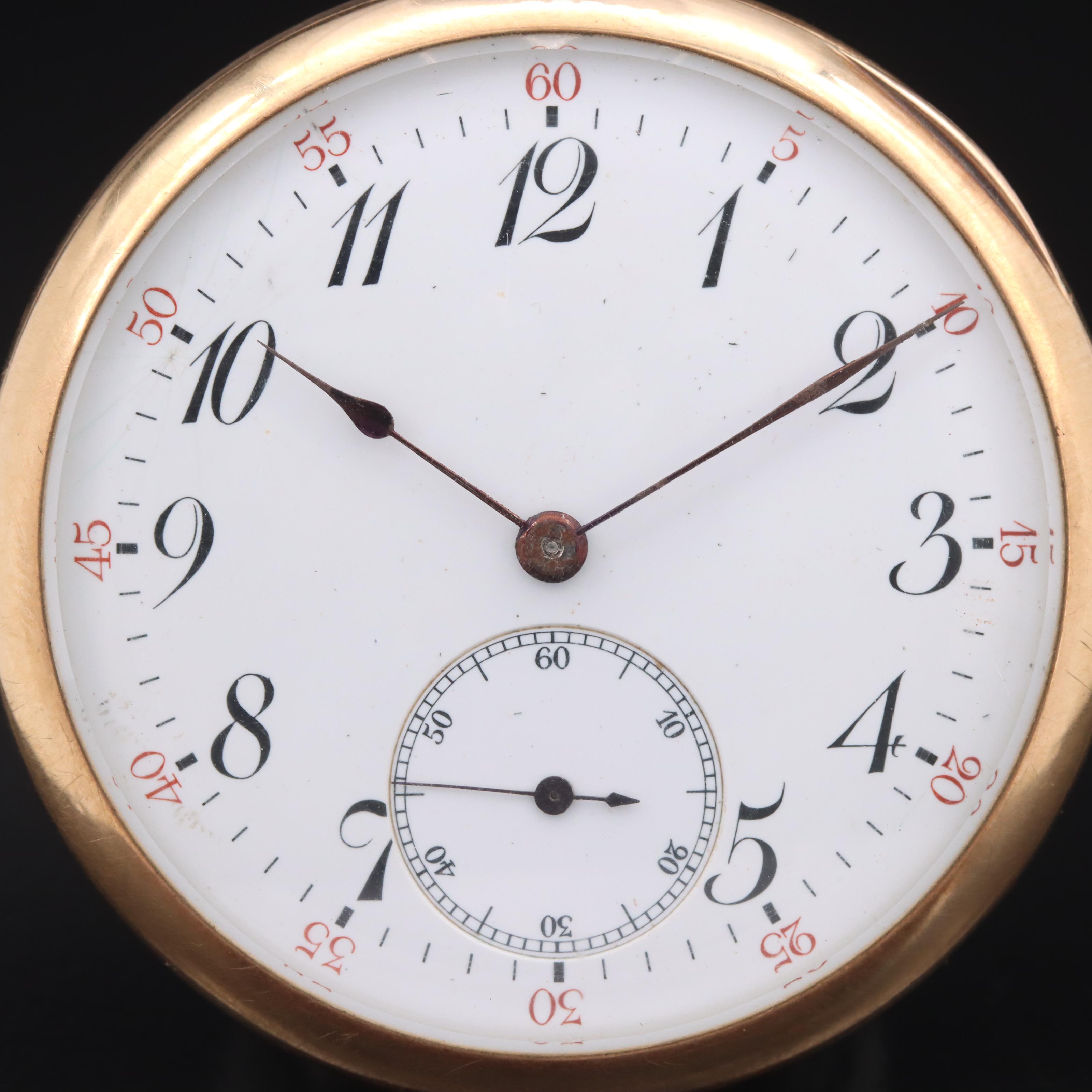 Antique 14K Longines Pocket Watch