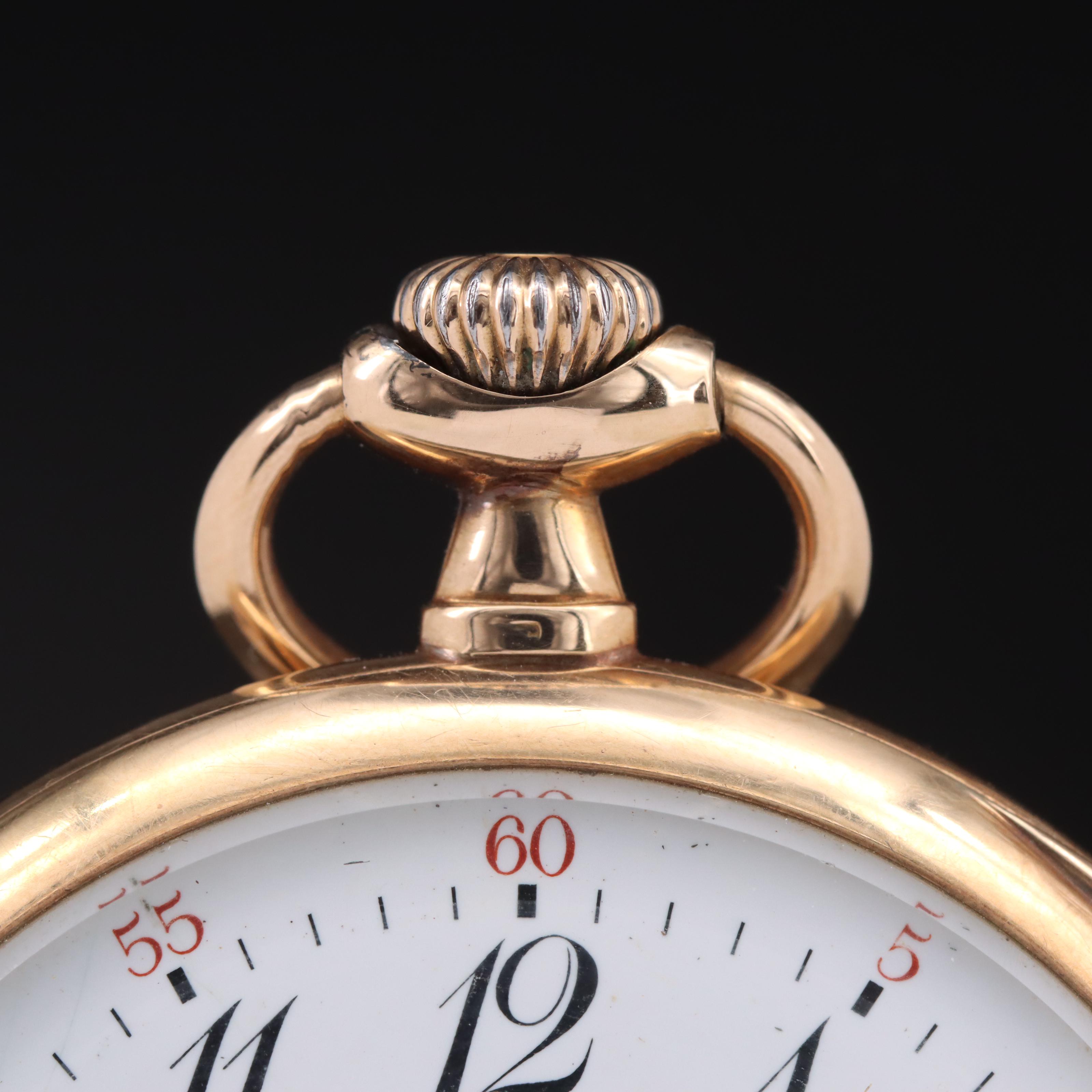 Antique 14K Longines Pocket Watch