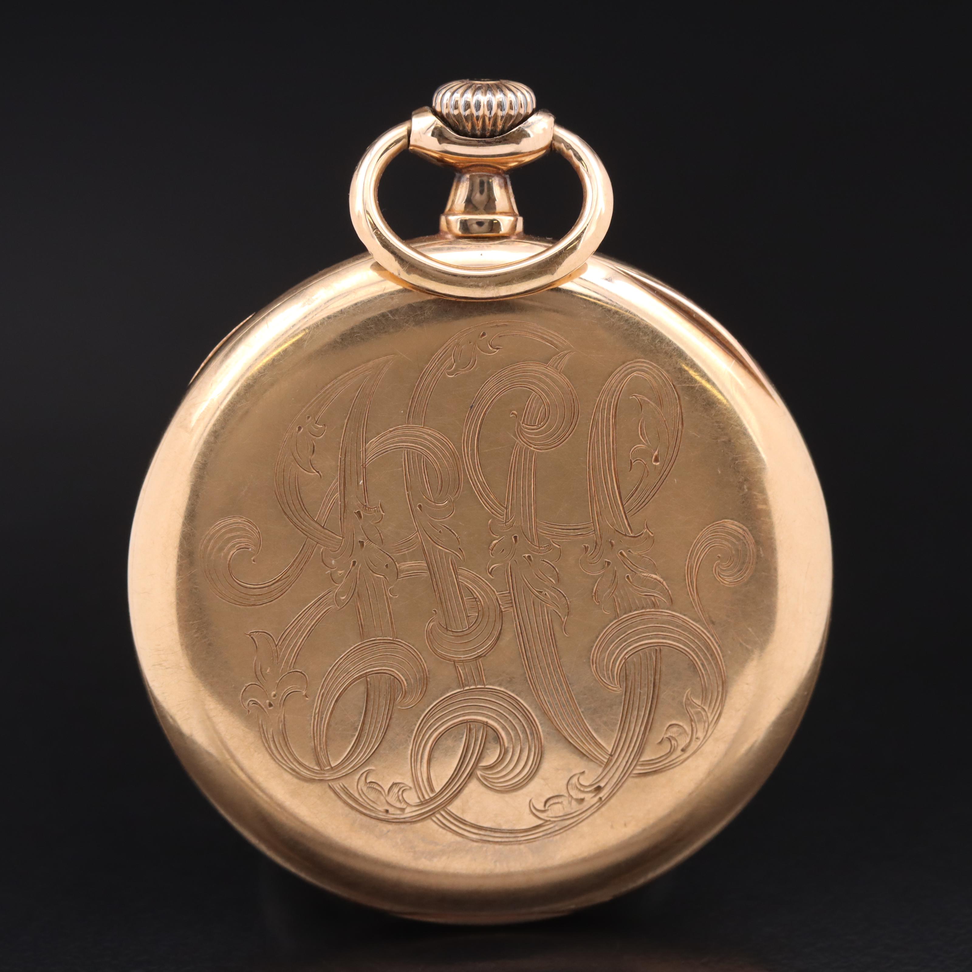 Antique 14K Longines Pocket Watch