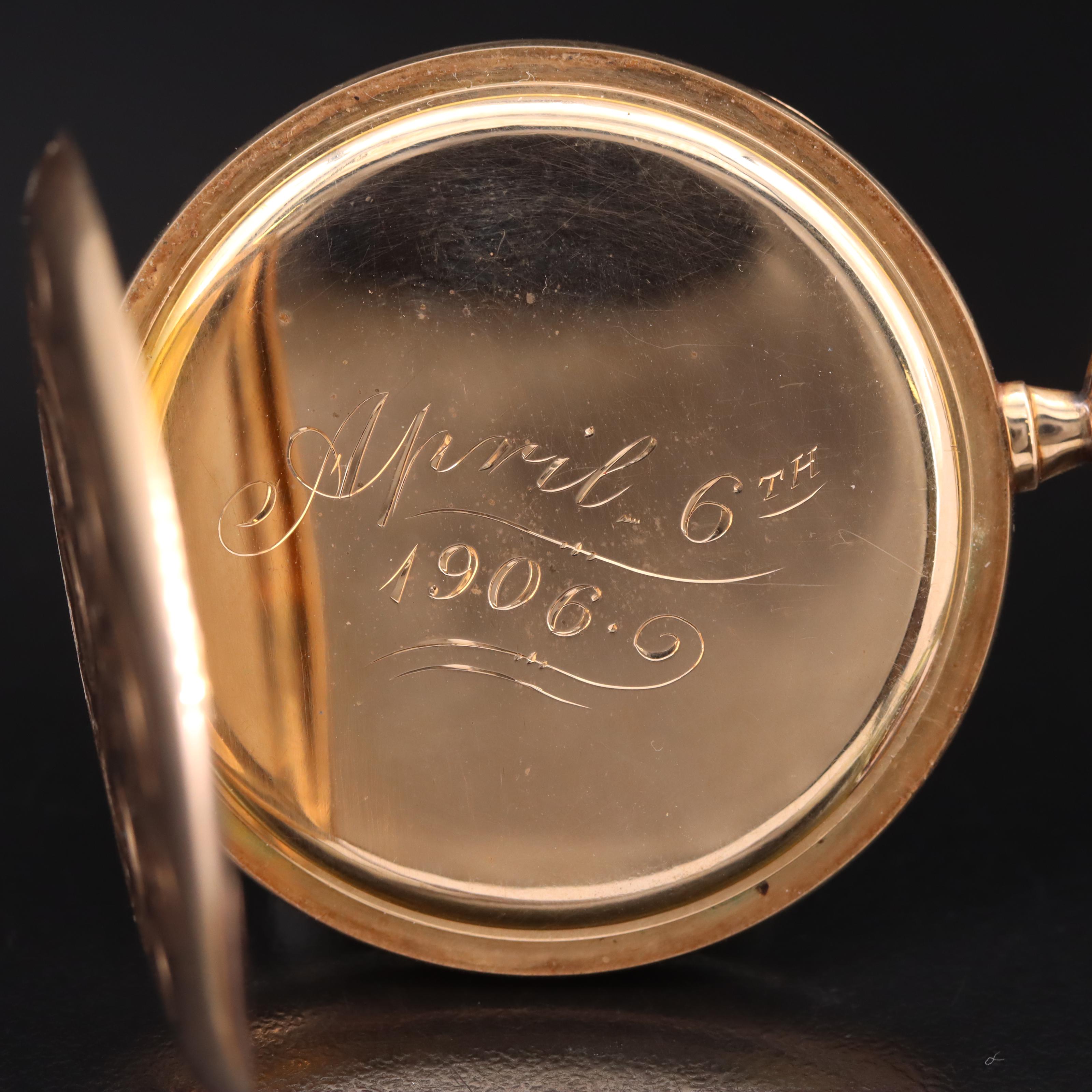 Antique 14K Longines Pocket Watch