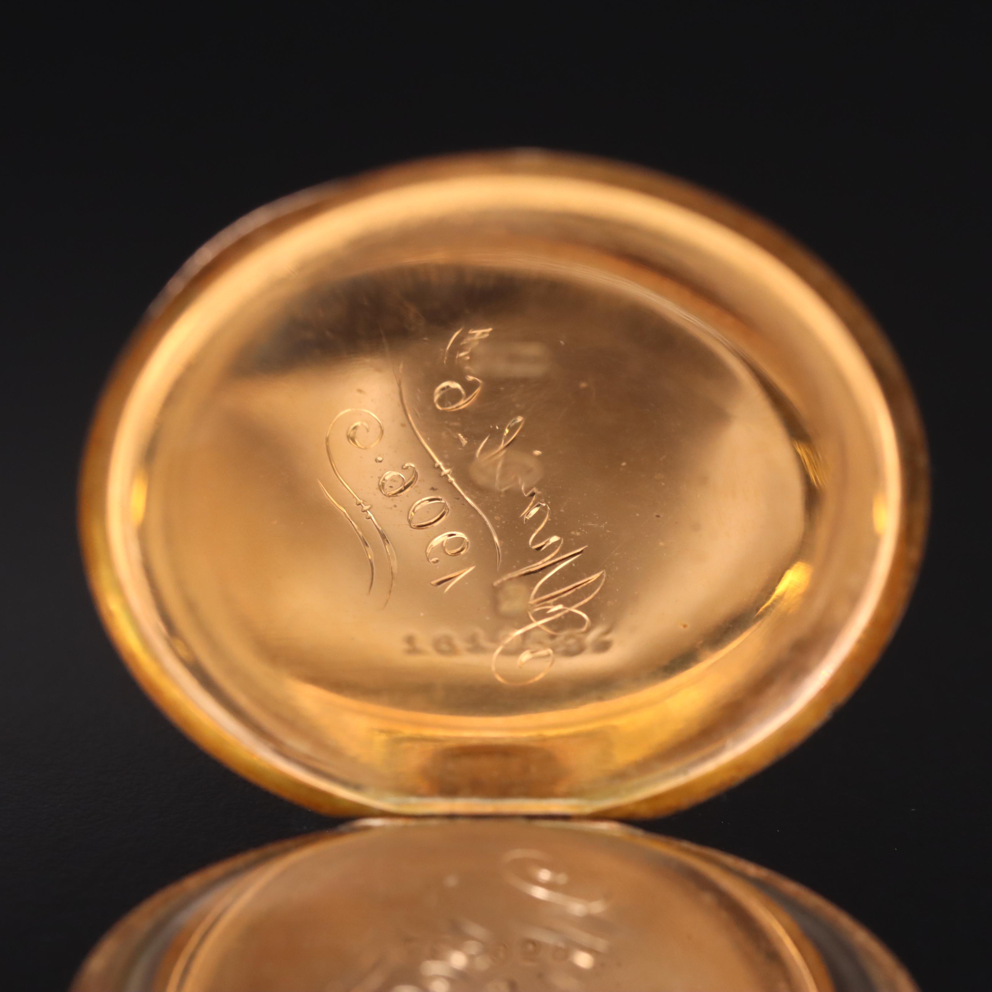 Antique 14K Longines Pocket Watch