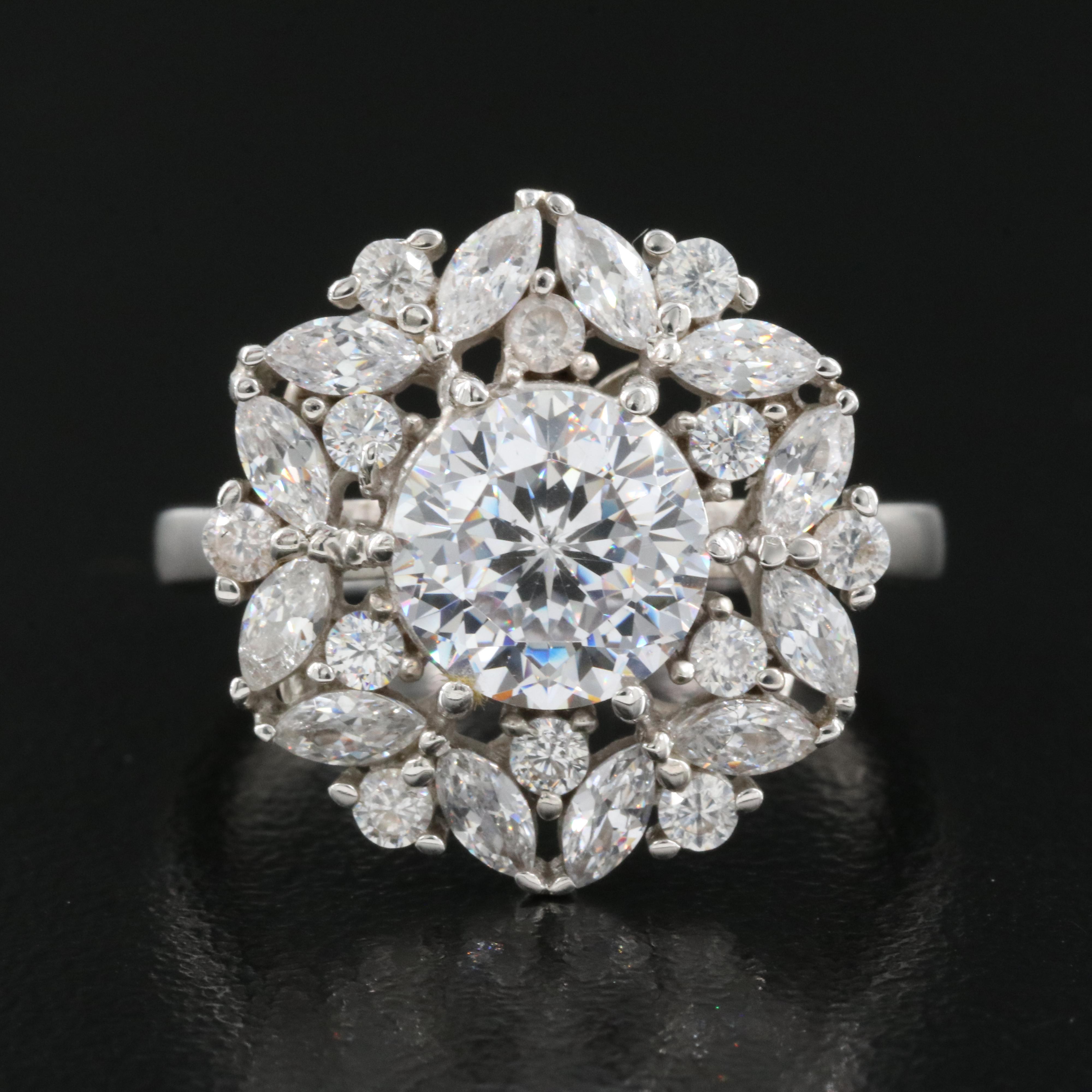 Sterling Cubic Zirconia Ring