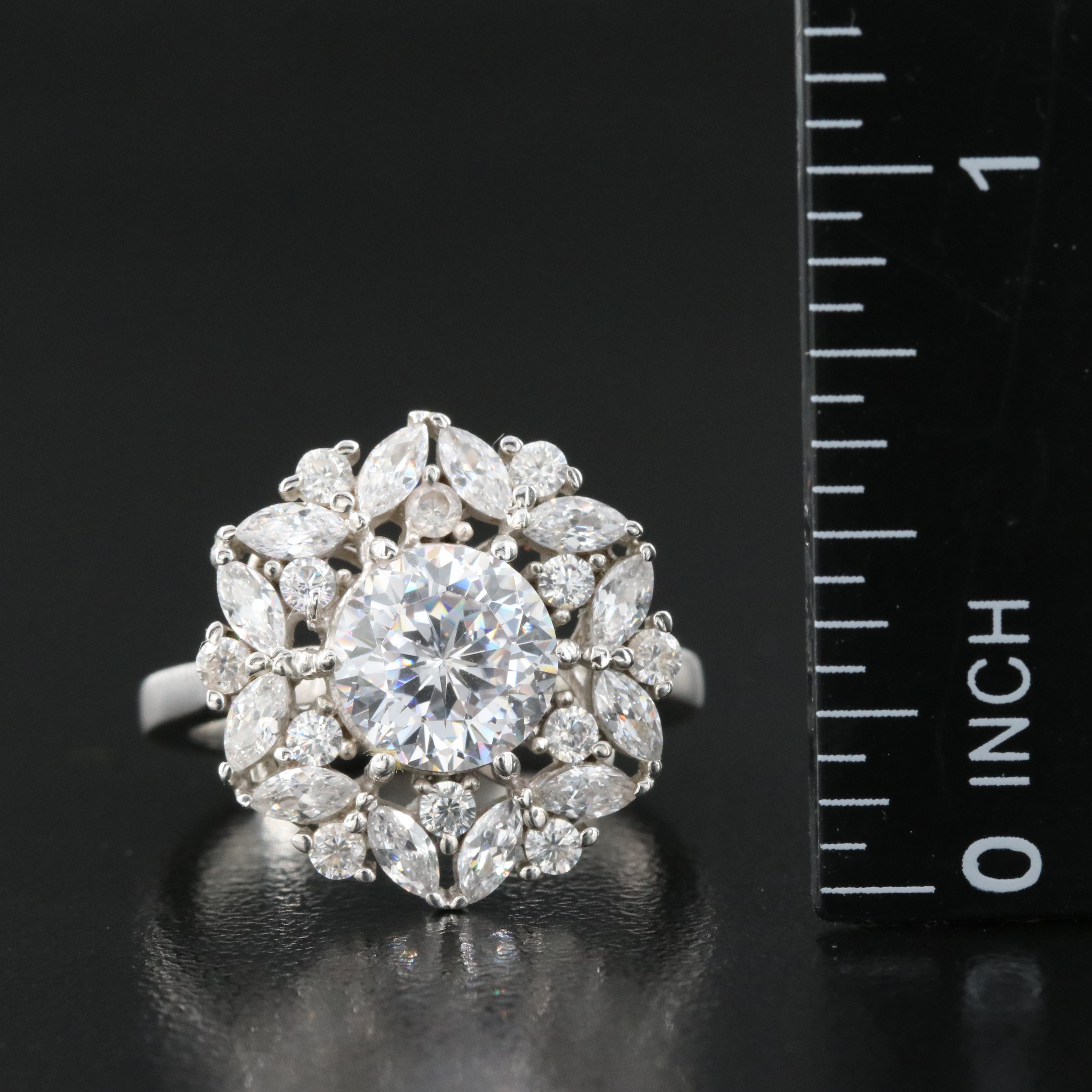 Sterling Cubic Zirconia Ring