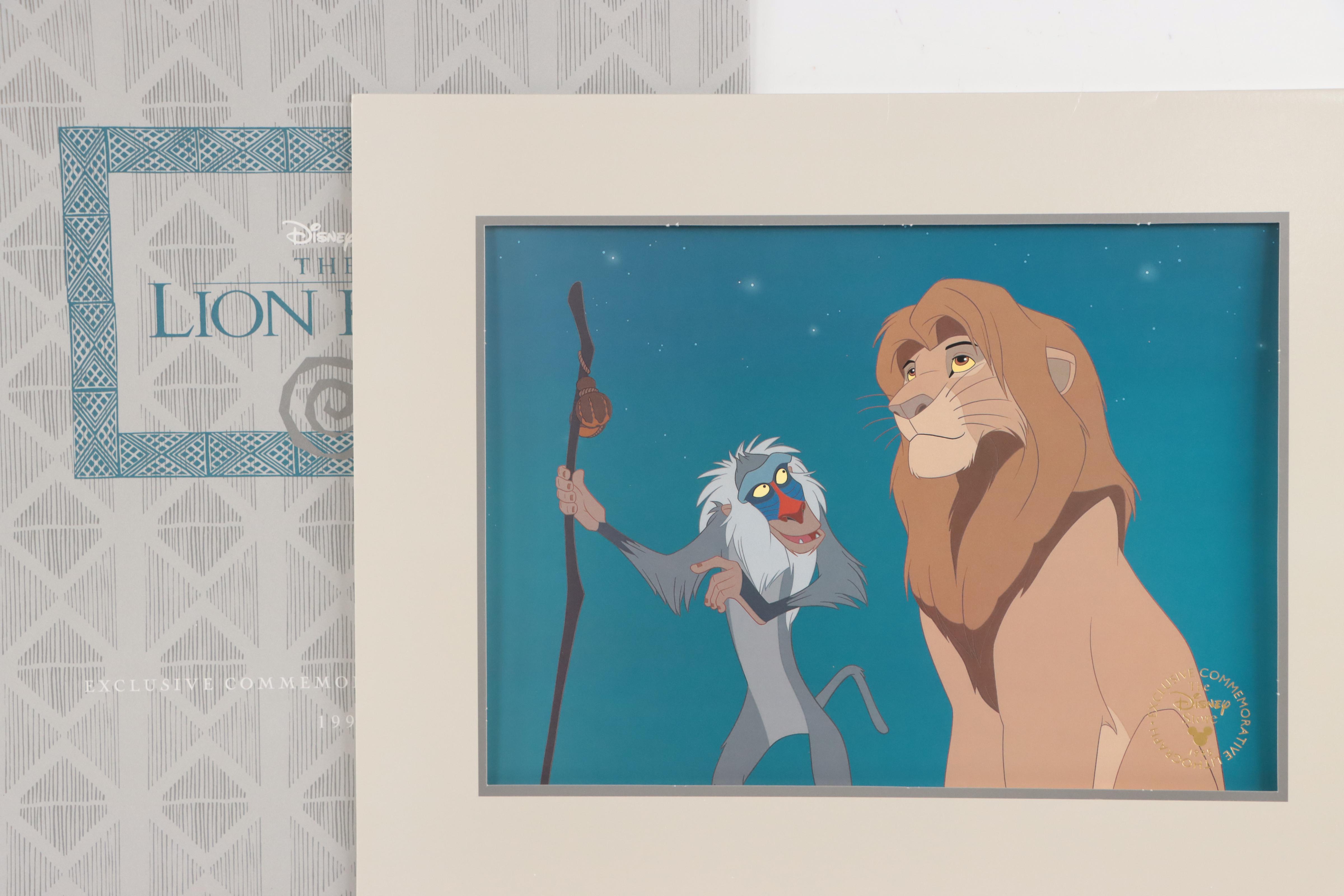 Disney Offset Lithographs from "Tarzan," "The Lion King," and More