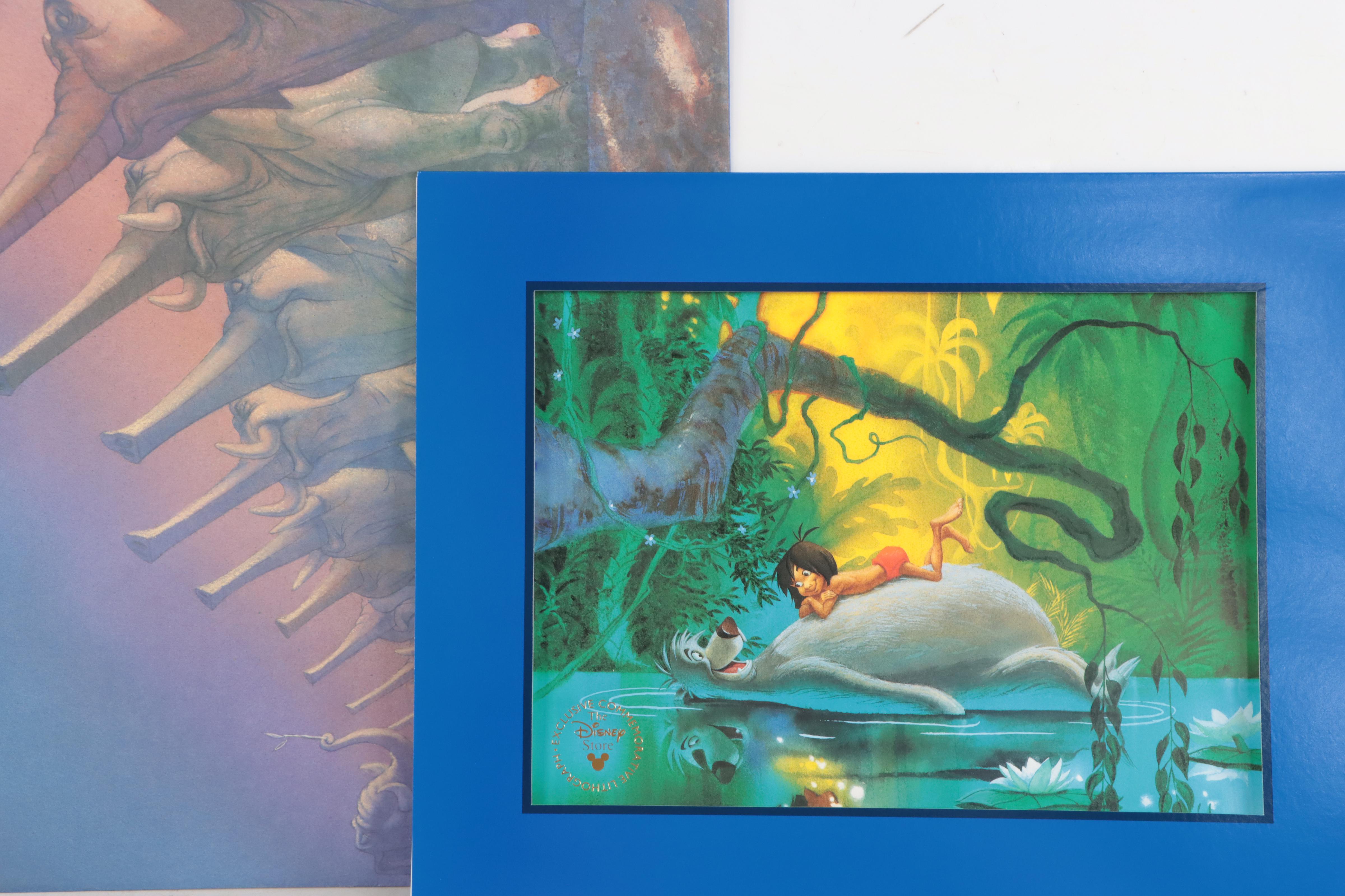 Disney Offset Lithographs from "Tarzan," "The Lion King," and More