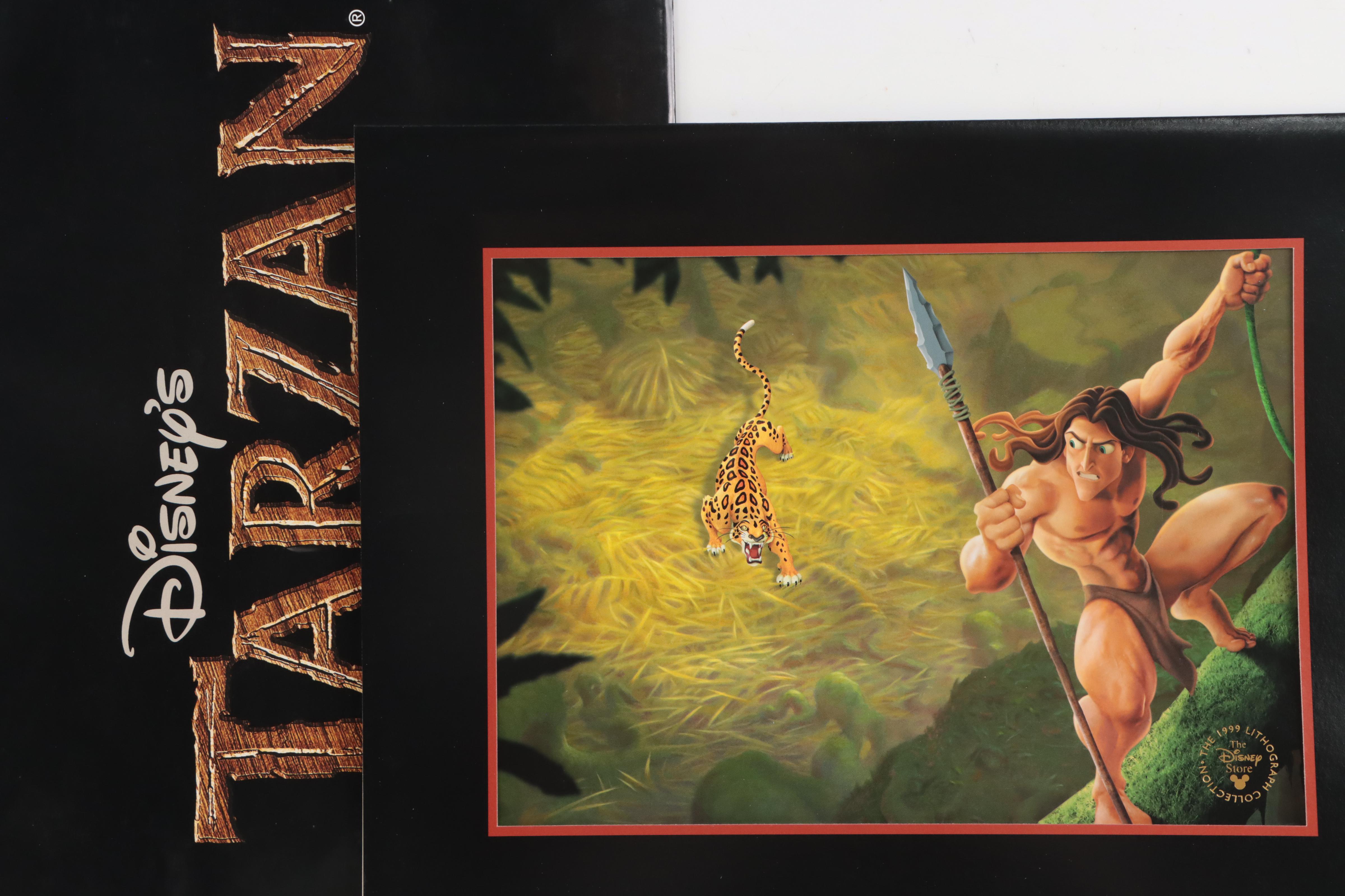 Disney Offset Lithographs from "Tarzan," "The Lion King," and More
