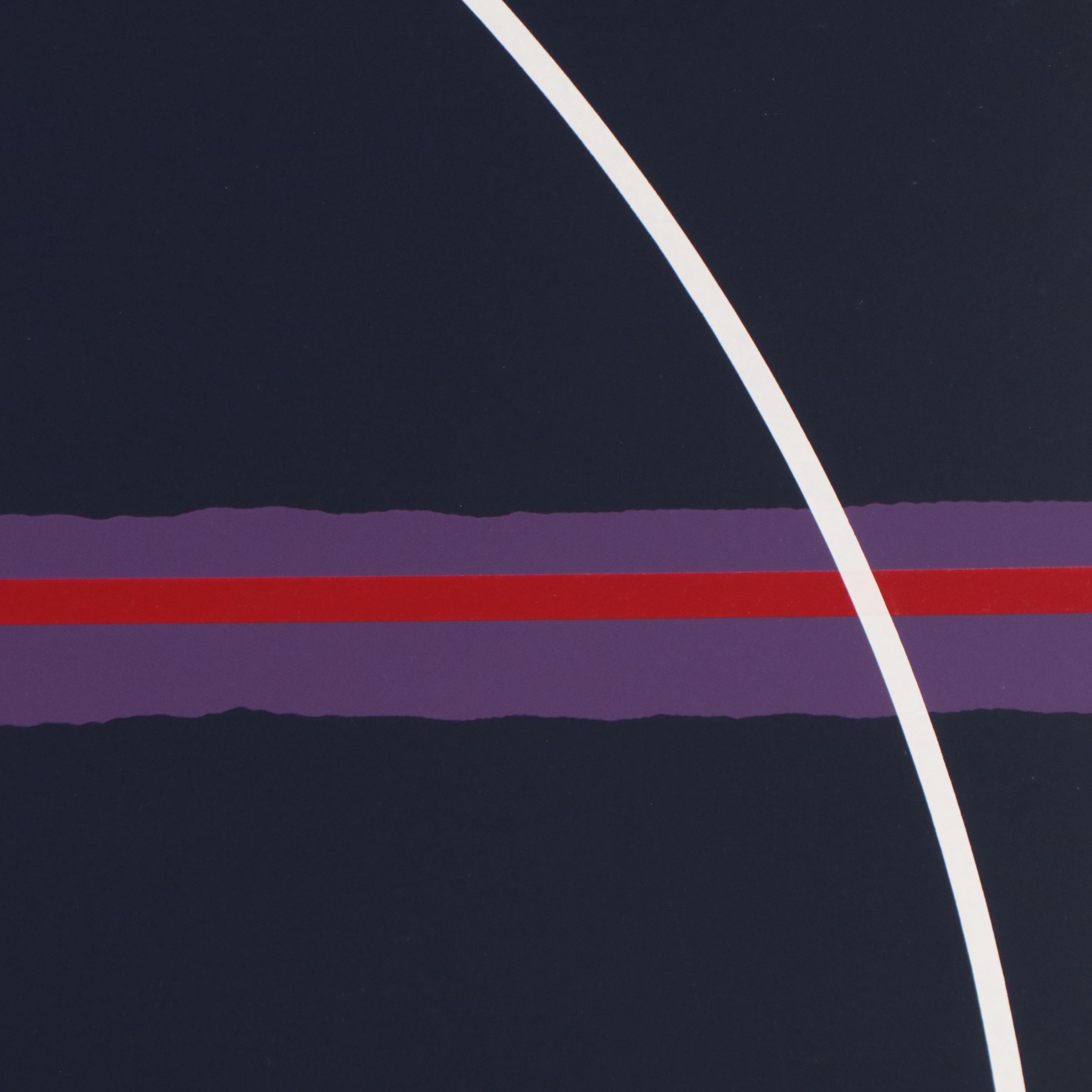 Thomas Whelan Benton Serigraph "White Cap," 1979