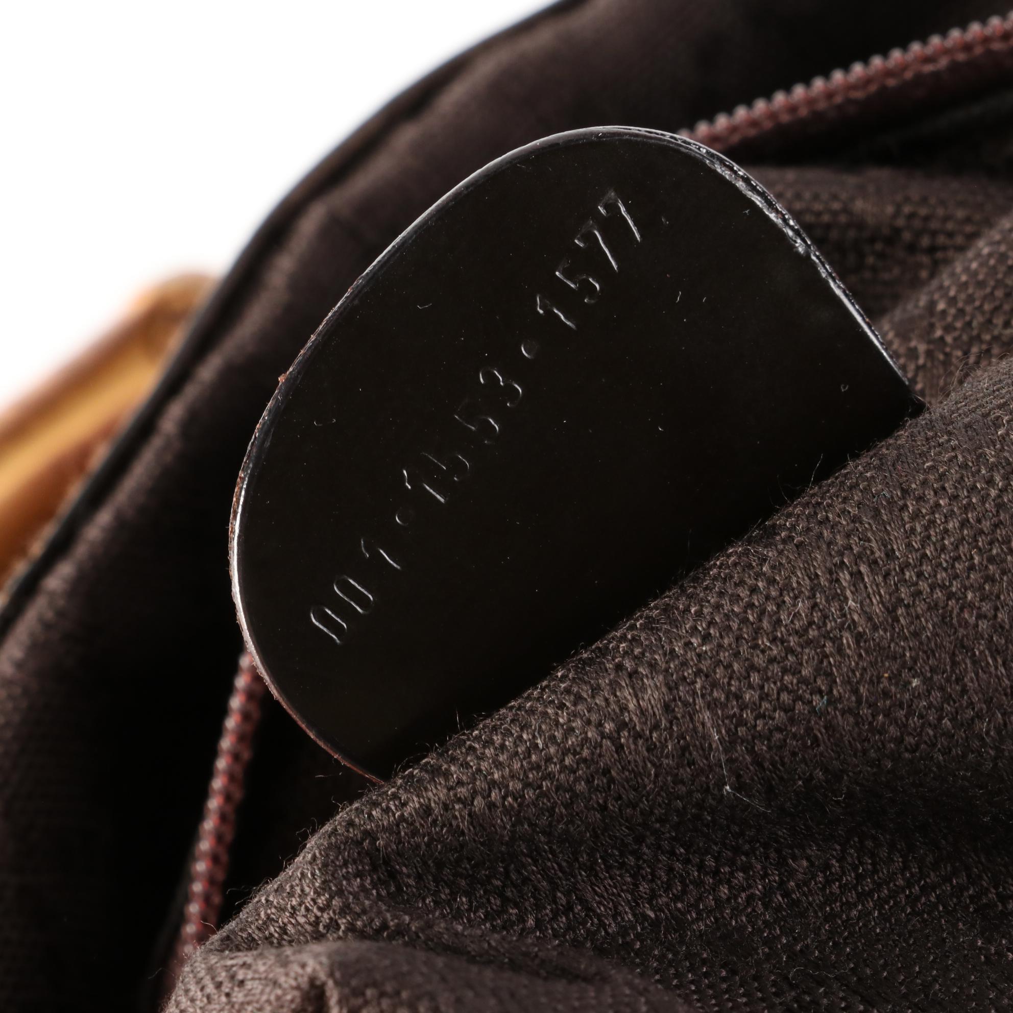 Gucci Bamboo Shoulder Bag in Nylon and Leather with Shoulder Strap