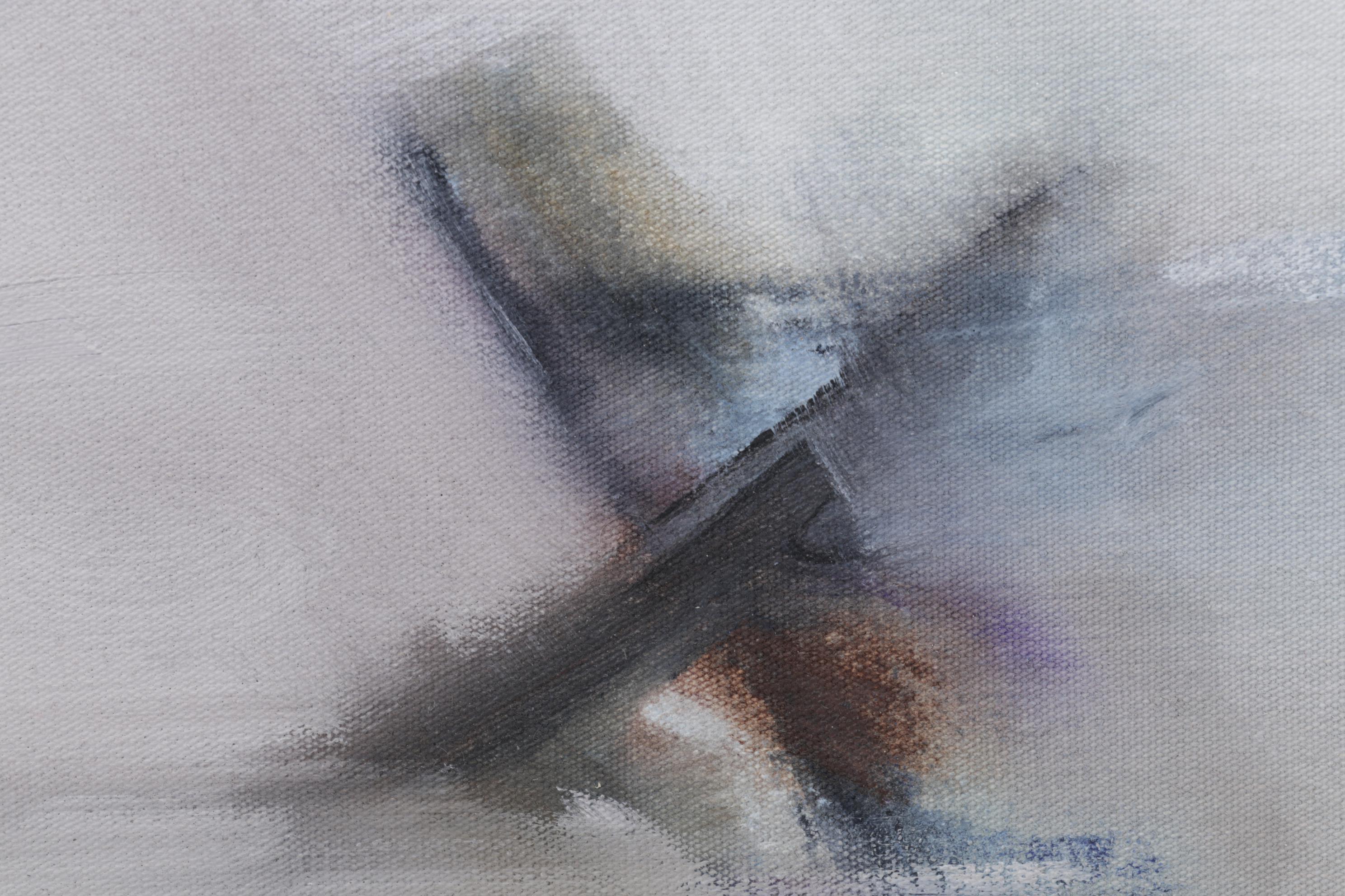 Kirk Hughey Abstract Acrylic Painting "St. Mark," 21st Century