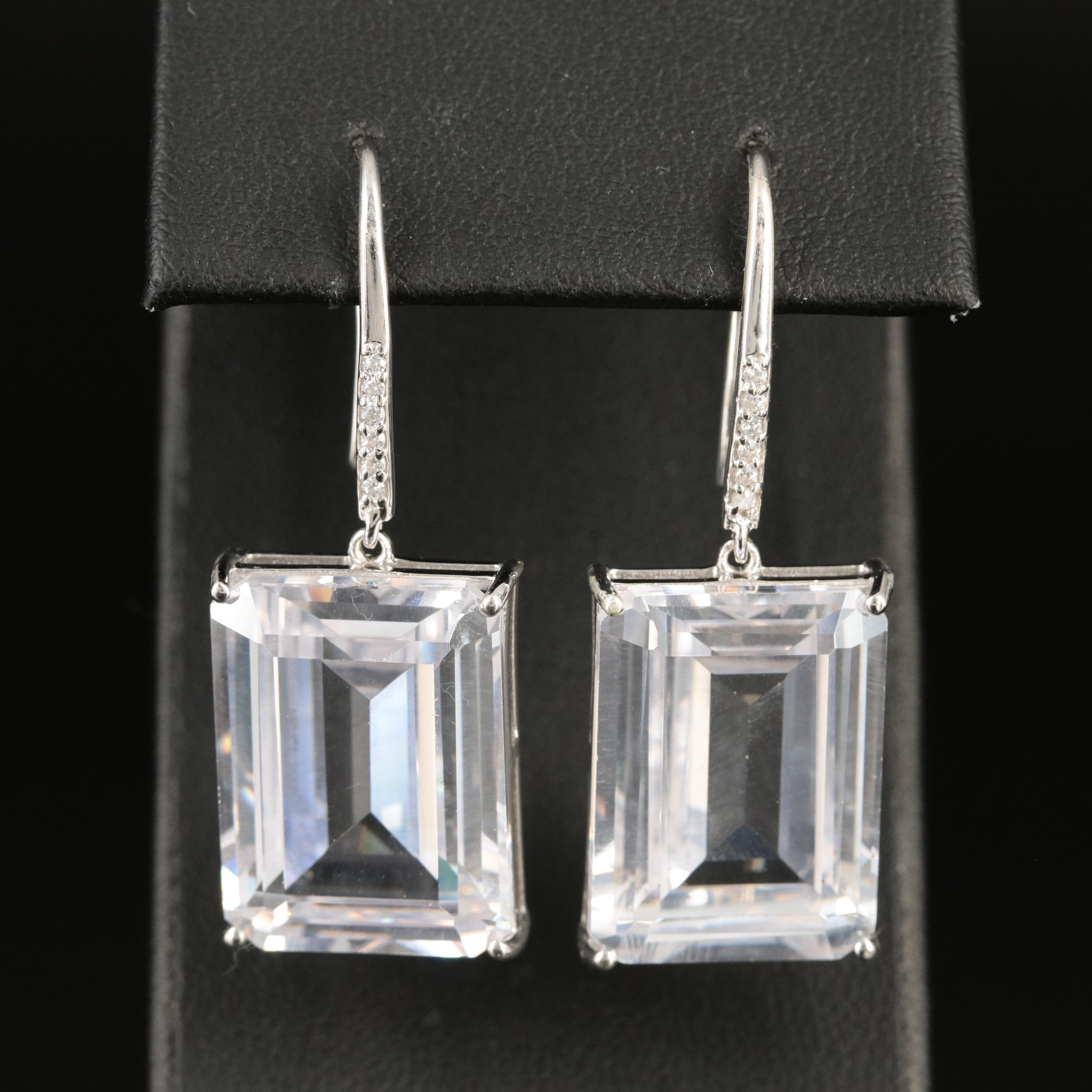 Sterling Cubic Zirconia Earrings