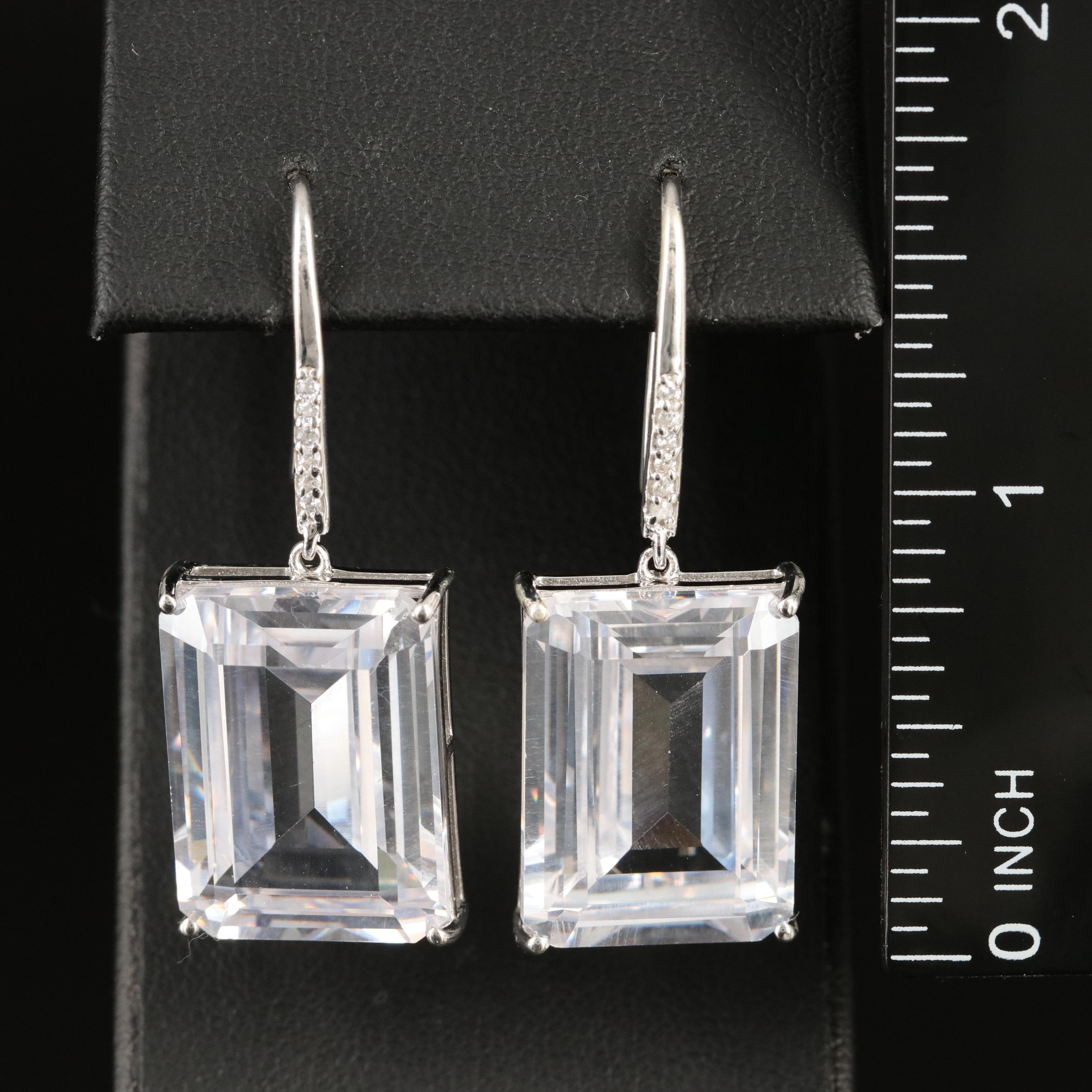 Sterling Cubic Zirconia Earrings