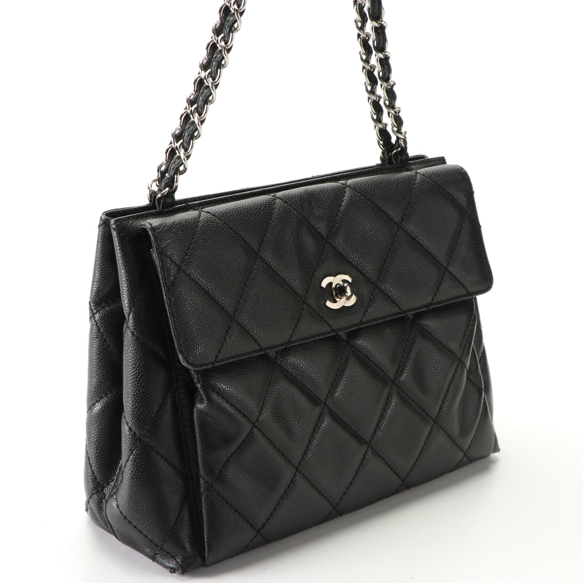 Chanel Front Pocket Tote in Caviar Leather