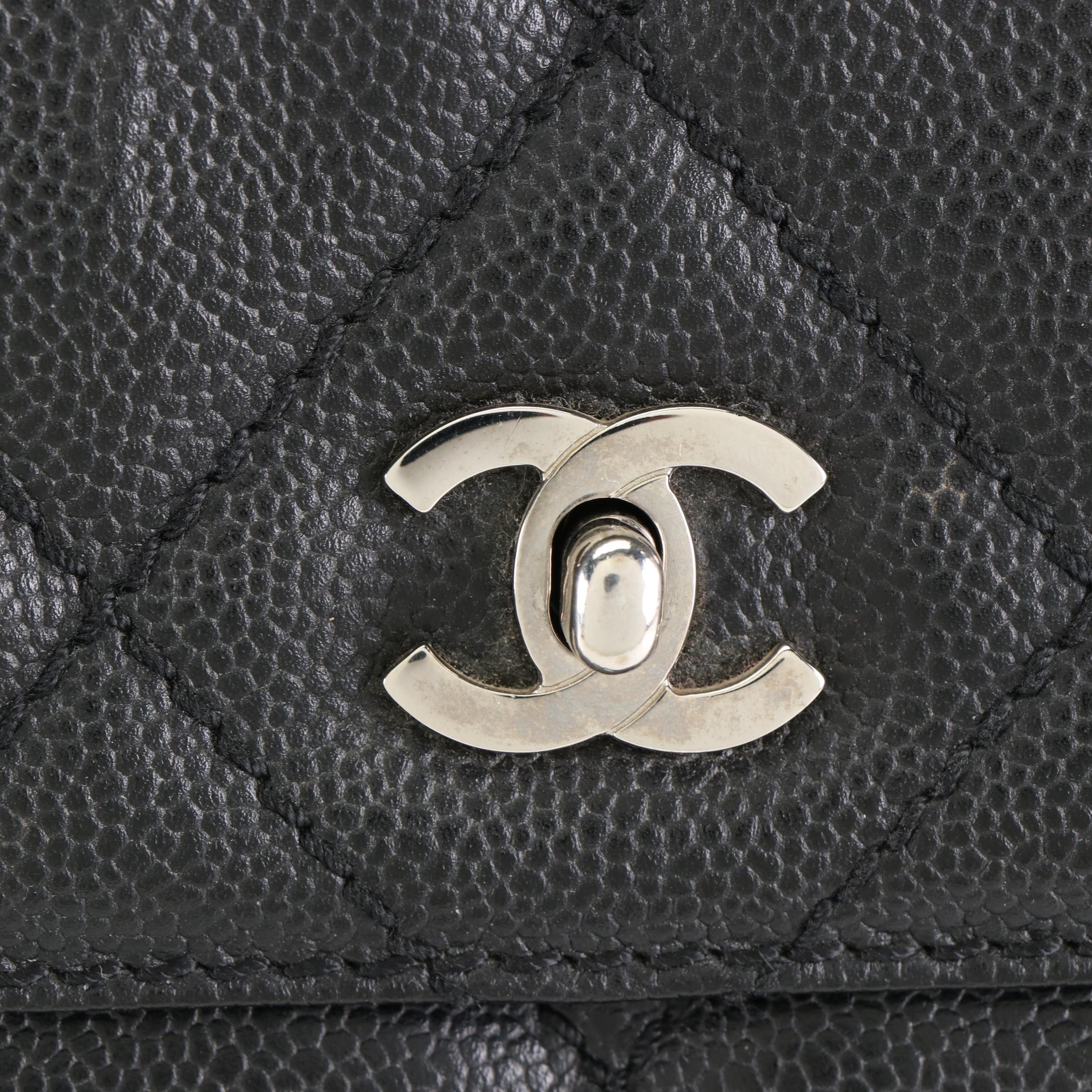 Chanel Front Pocket Tote in Caviar Leather
