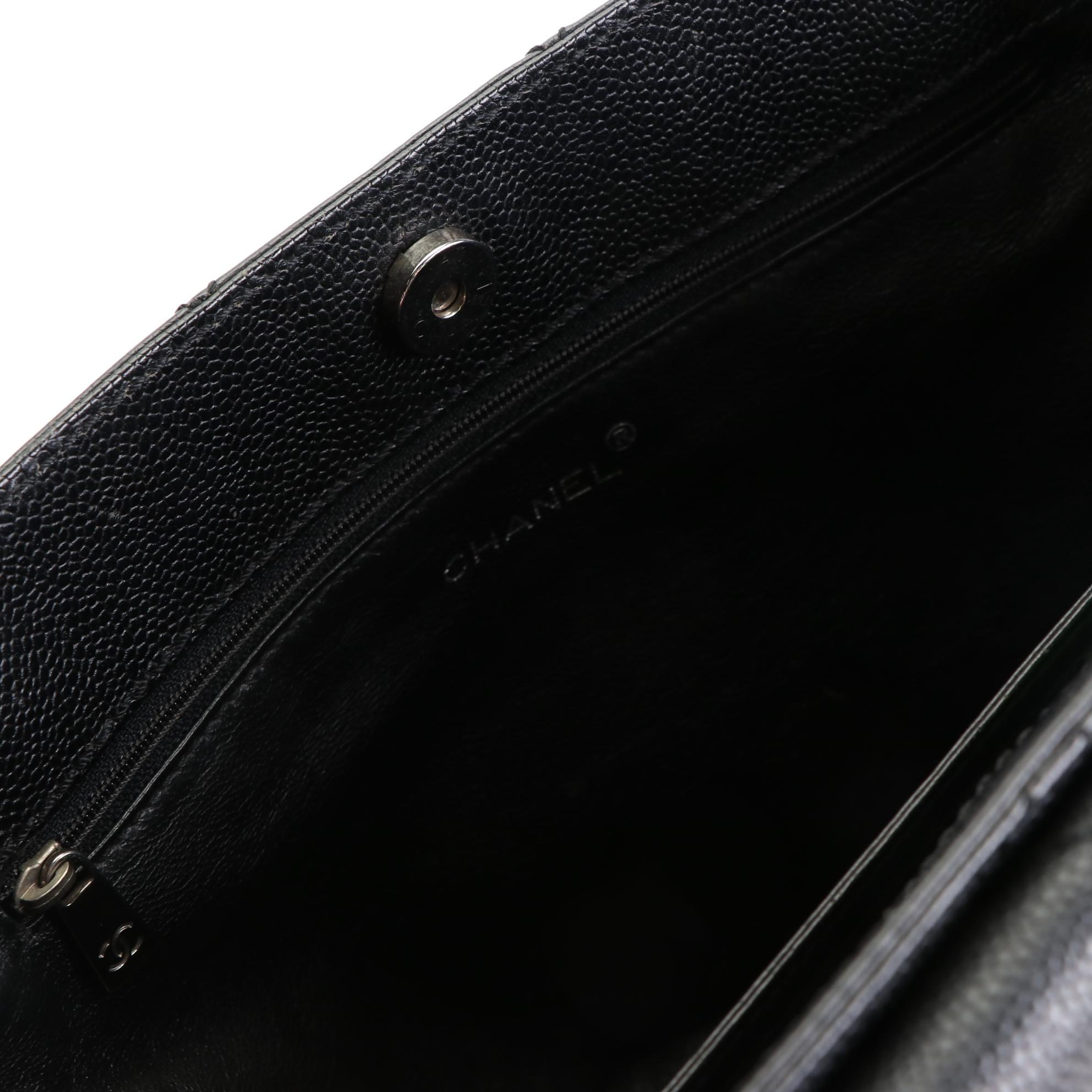 Chanel Front Pocket Tote in Caviar Leather