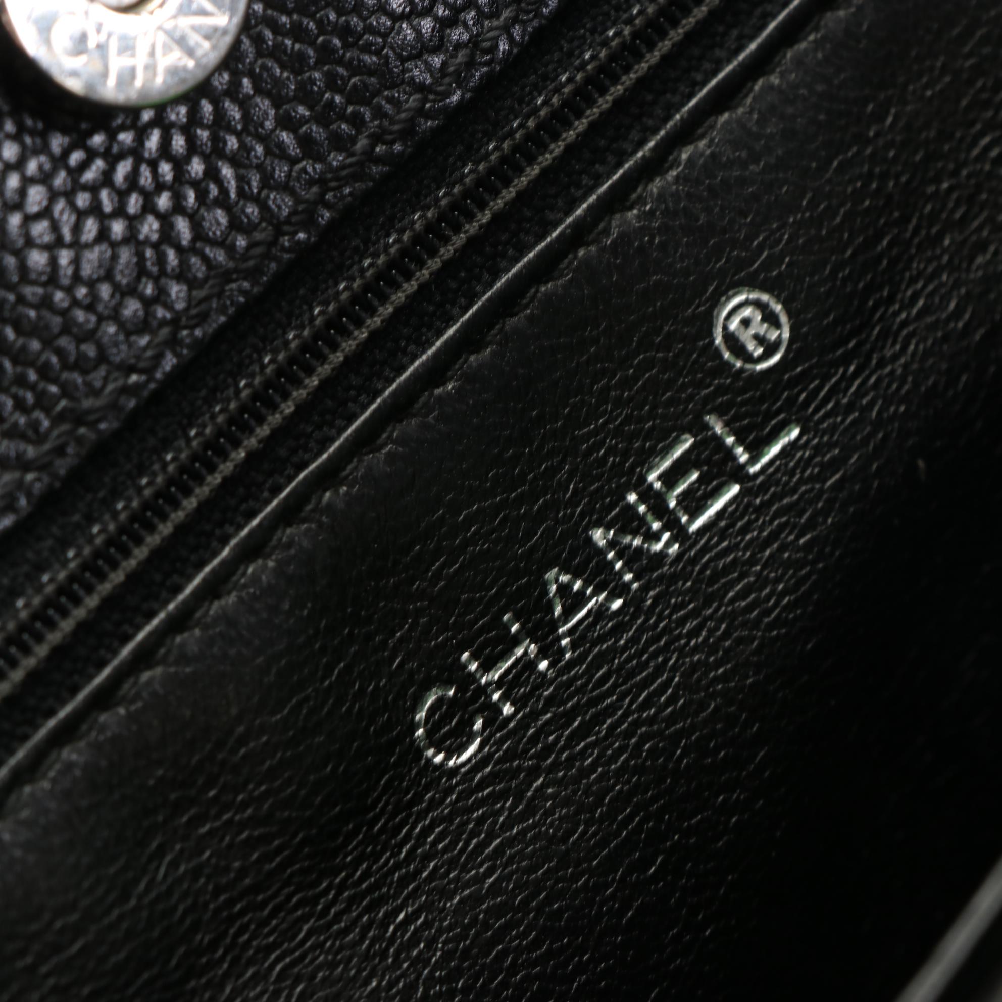 Chanel Front Pocket Tote in Caviar Leather