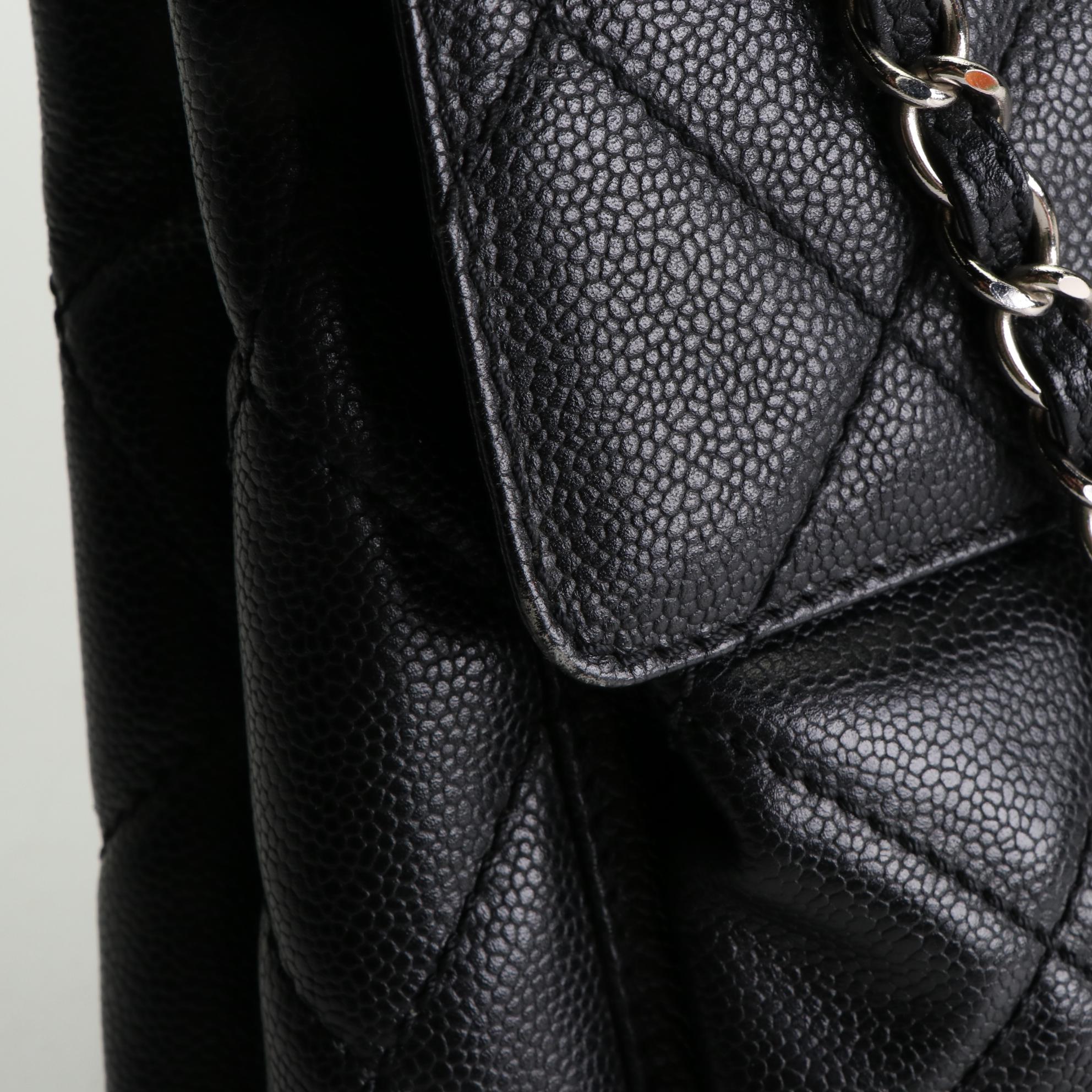 Chanel Front Pocket Tote in Caviar Leather