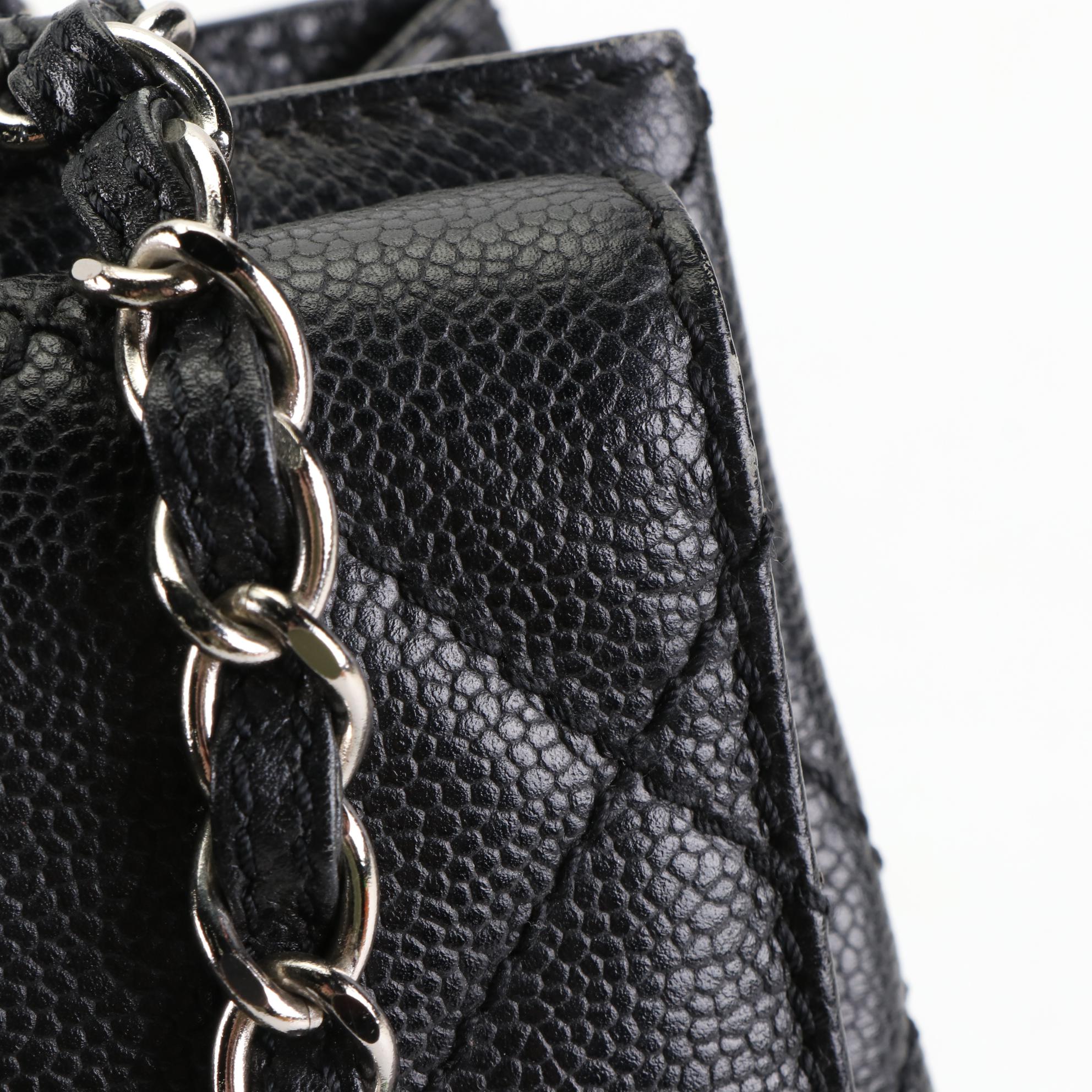 Chanel Front Pocket Tote in Caviar Leather