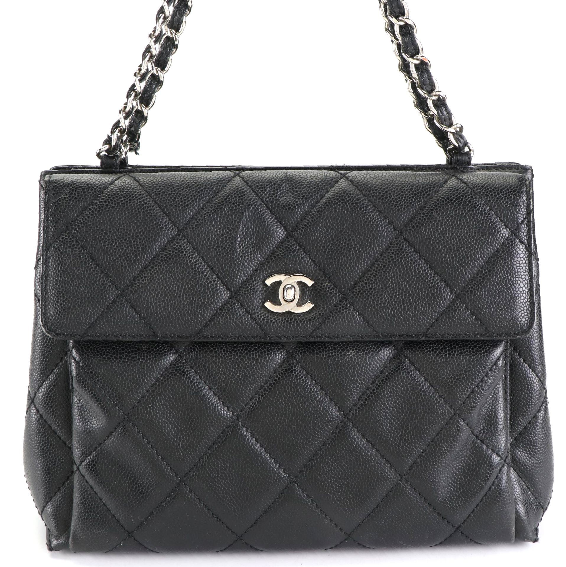 Chanel Front Pocket Tote in Caviar Leather