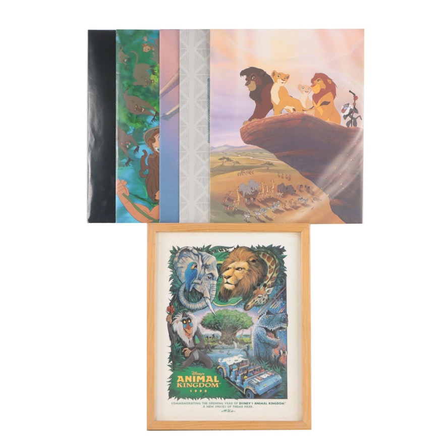 Disney Offset Lithographs from "Tarzan," "The Lion King," and More