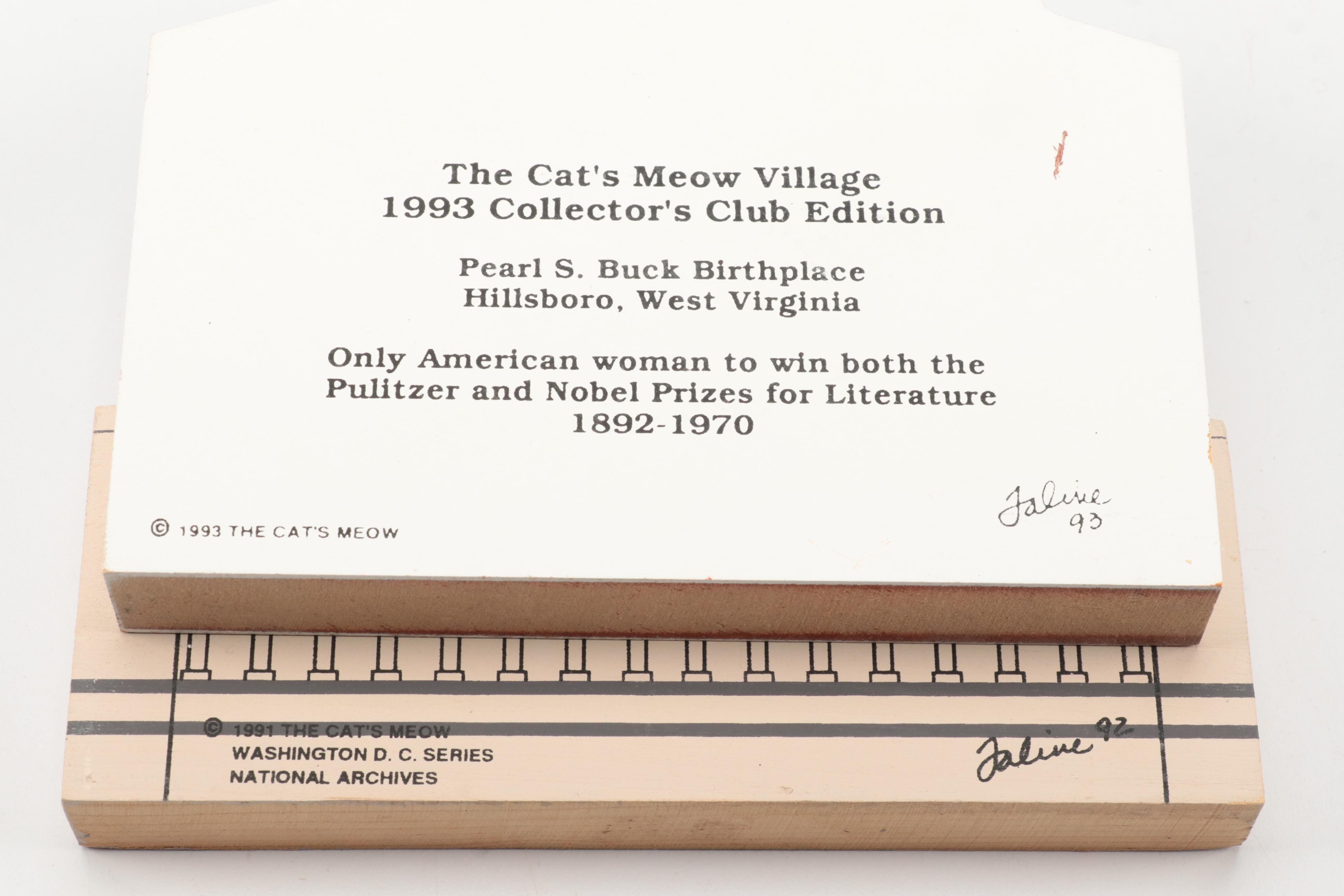 The Cat's Meow with Other Lighthouses and More Wooden Souvenir Figures