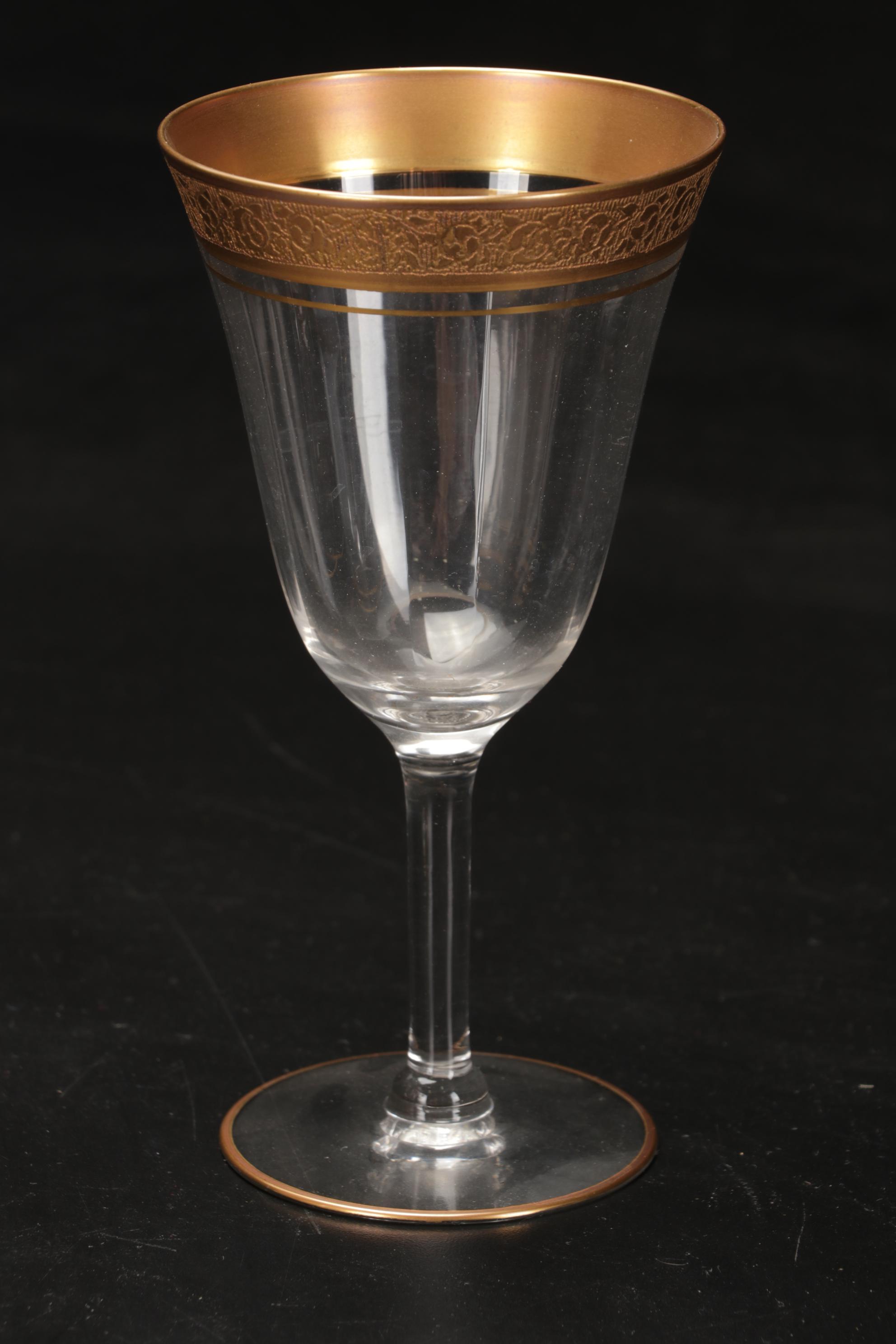 Tiffin- Franciscan "Rambler Rose" and Other Stemware, Mid-20th Century
