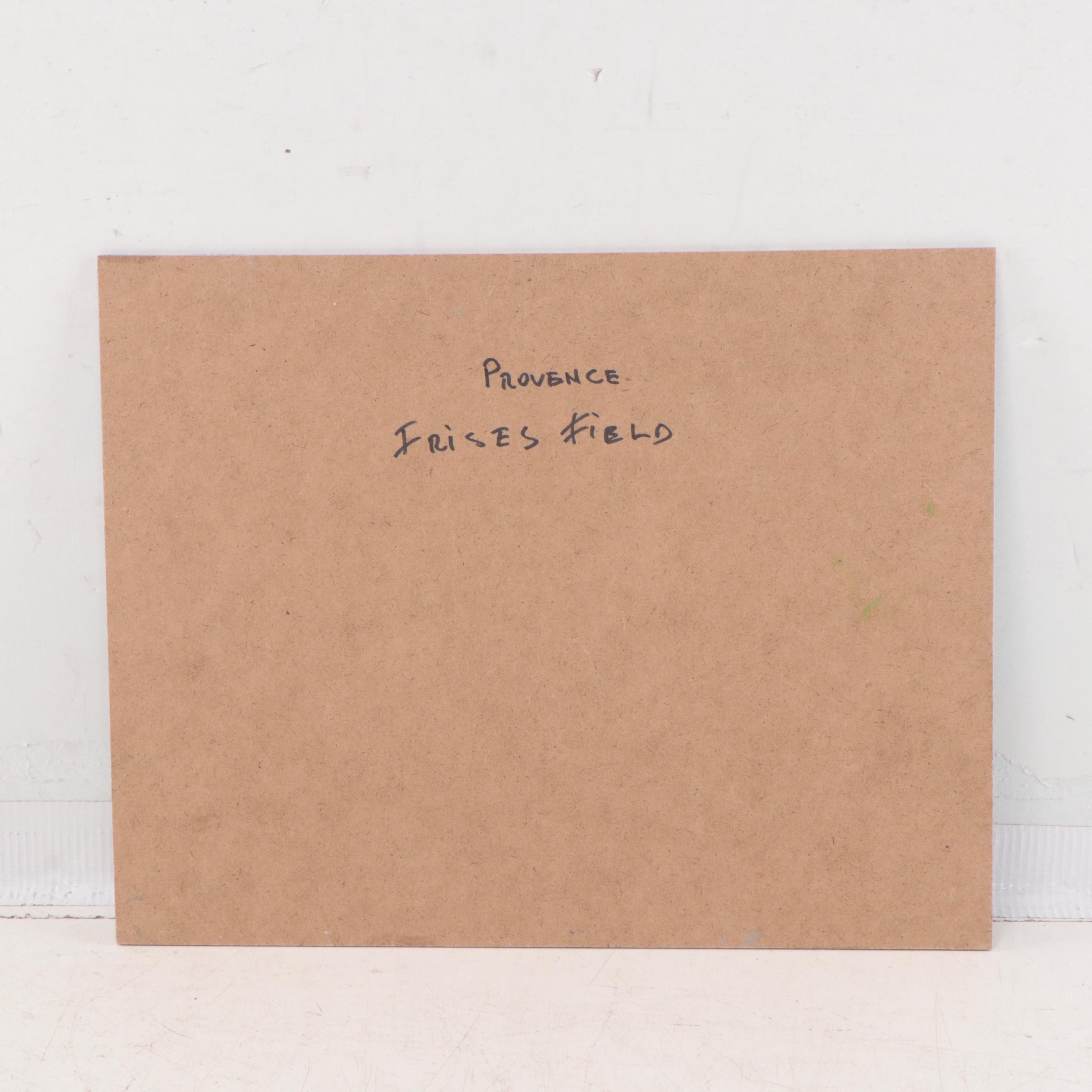 Nino Pippa Oil Painting "Provence - Irises Field"