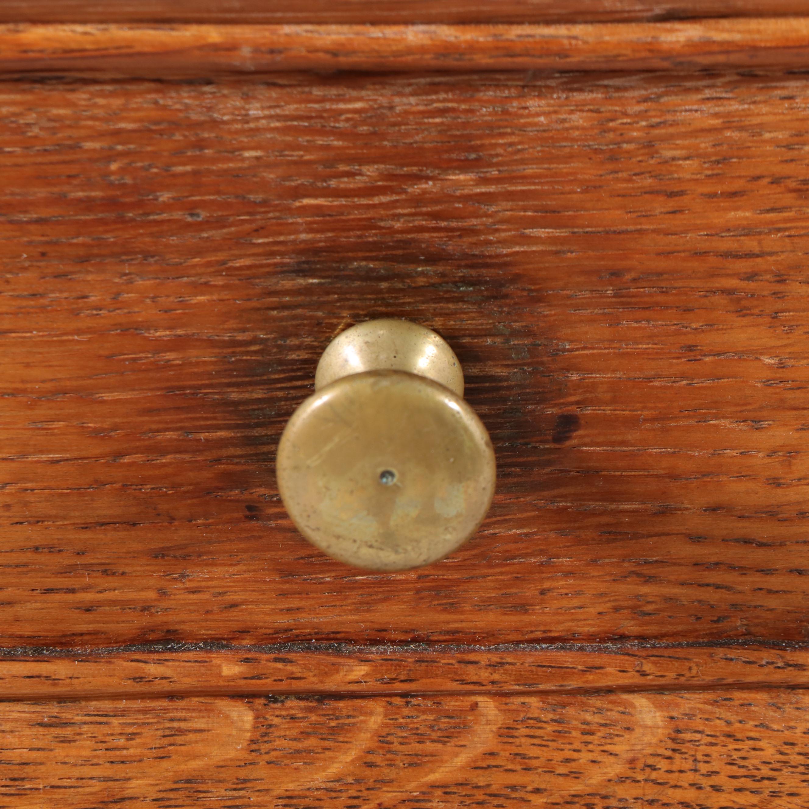 French Provincial Oak Commode, Late 19th Century
