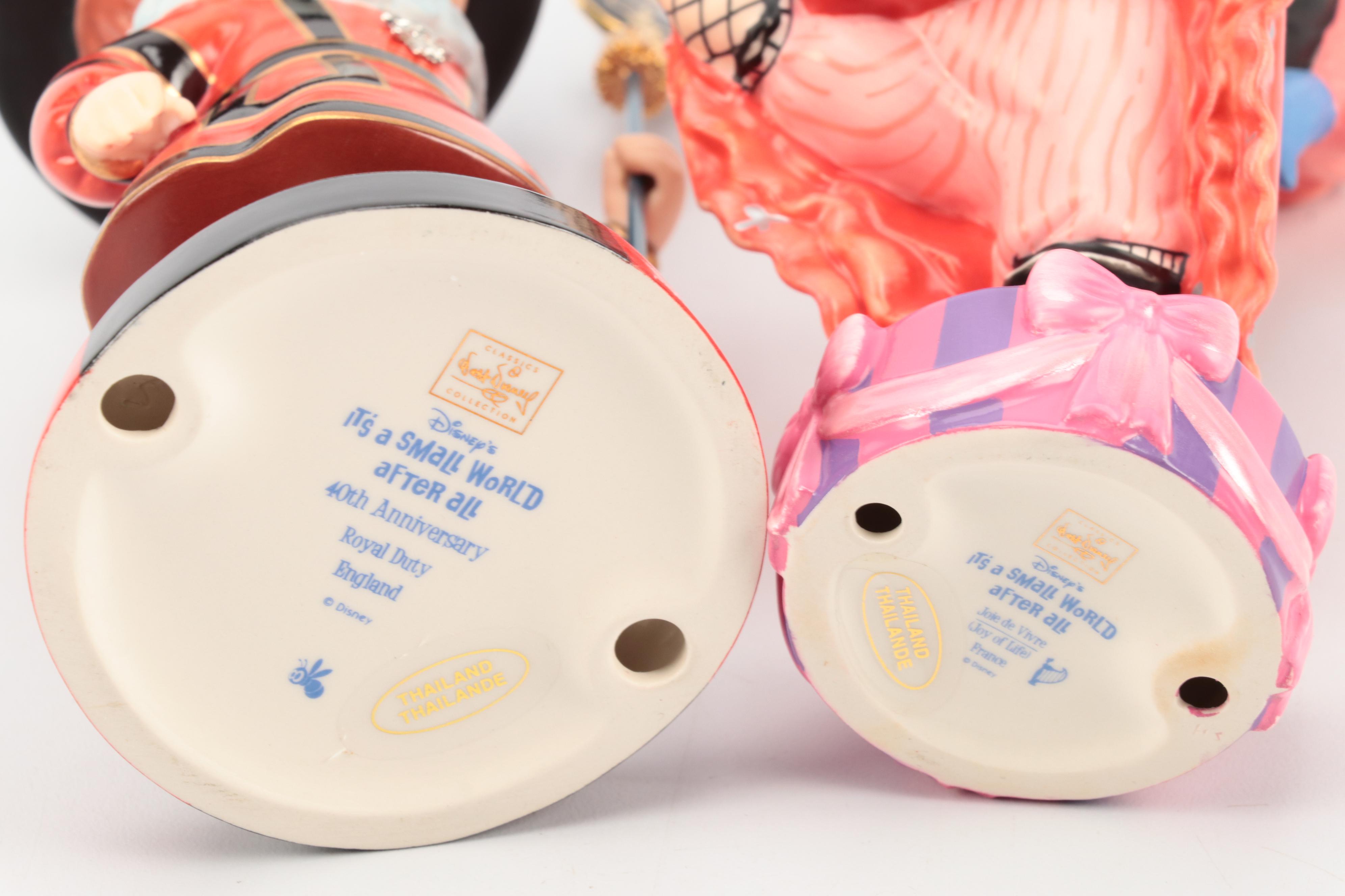 Walt Disney Classics Collection It's a Small World After All Ceramic Figurines