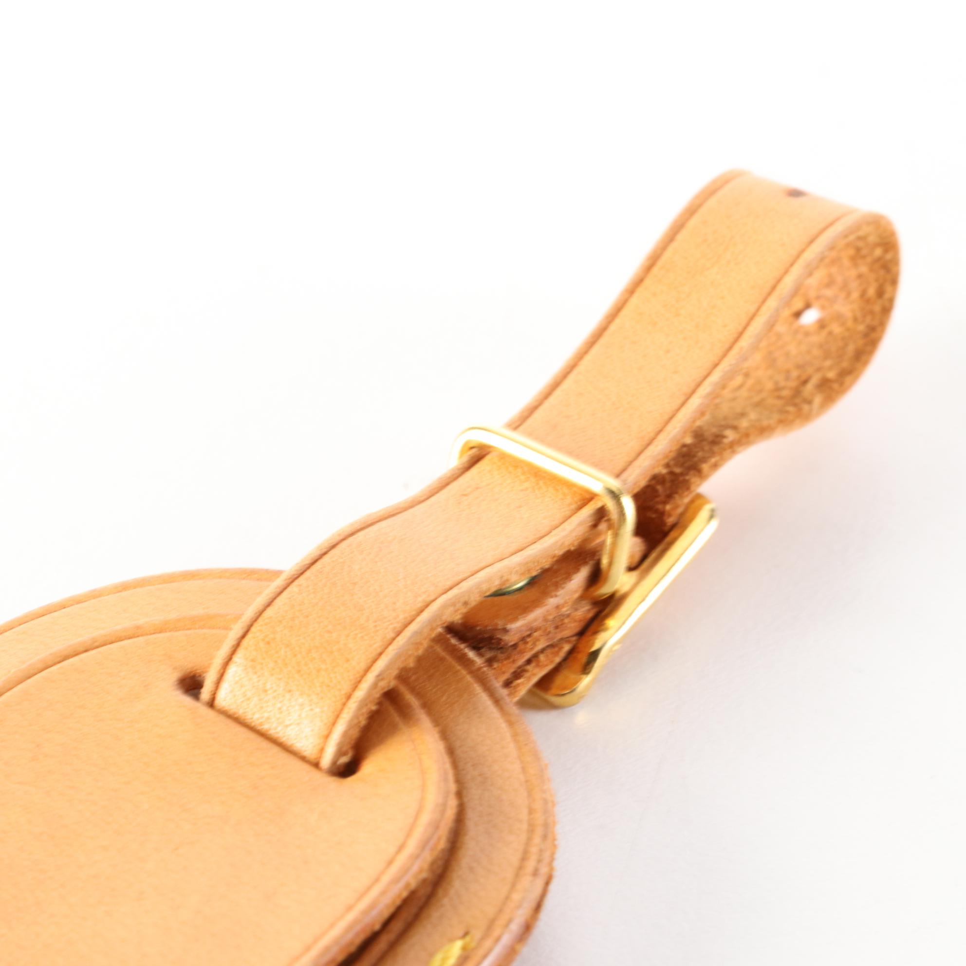 Louis Vuitton Luggage Tag in Vachetta Leather