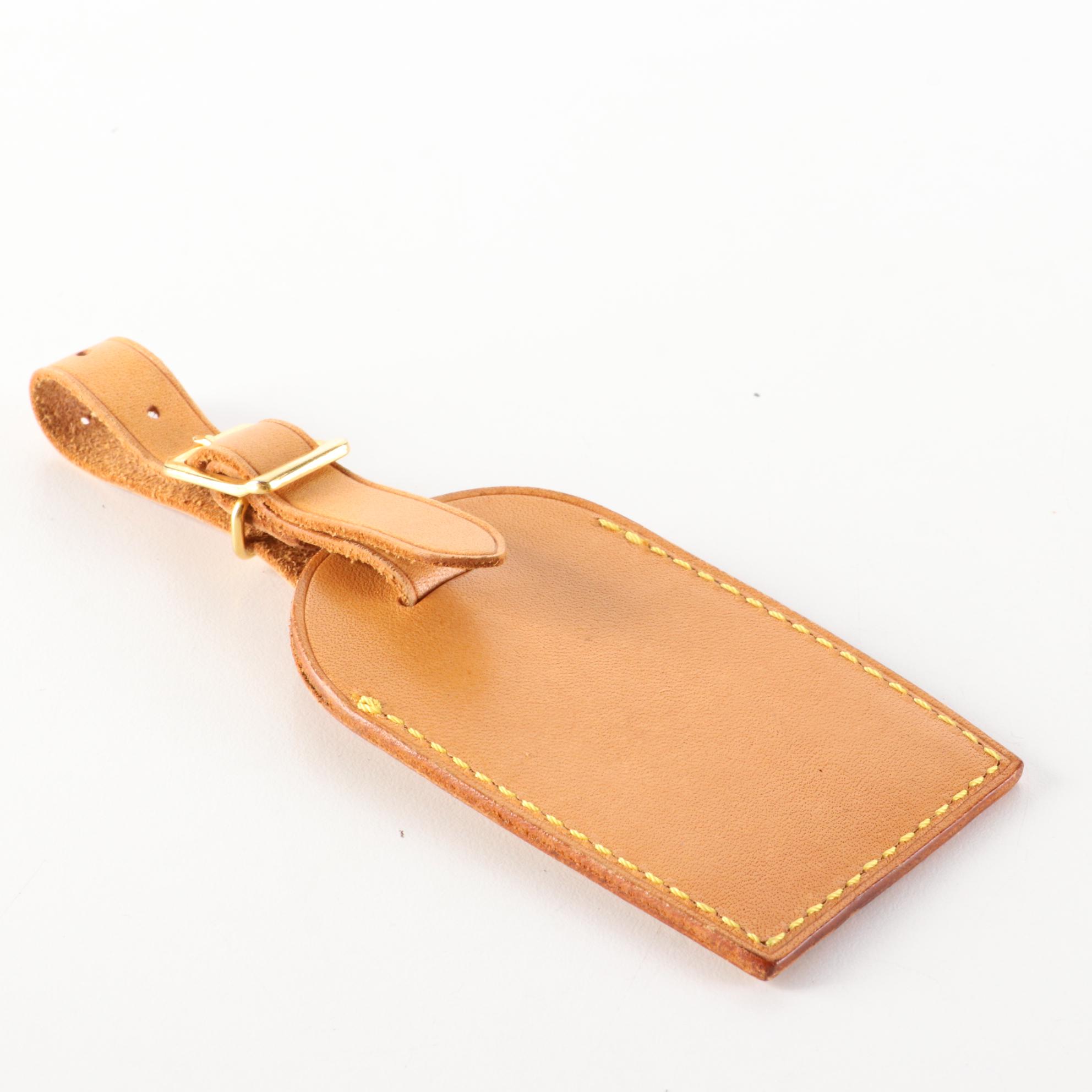 Louis Vuitton Luggage Tag in Vachetta Leather