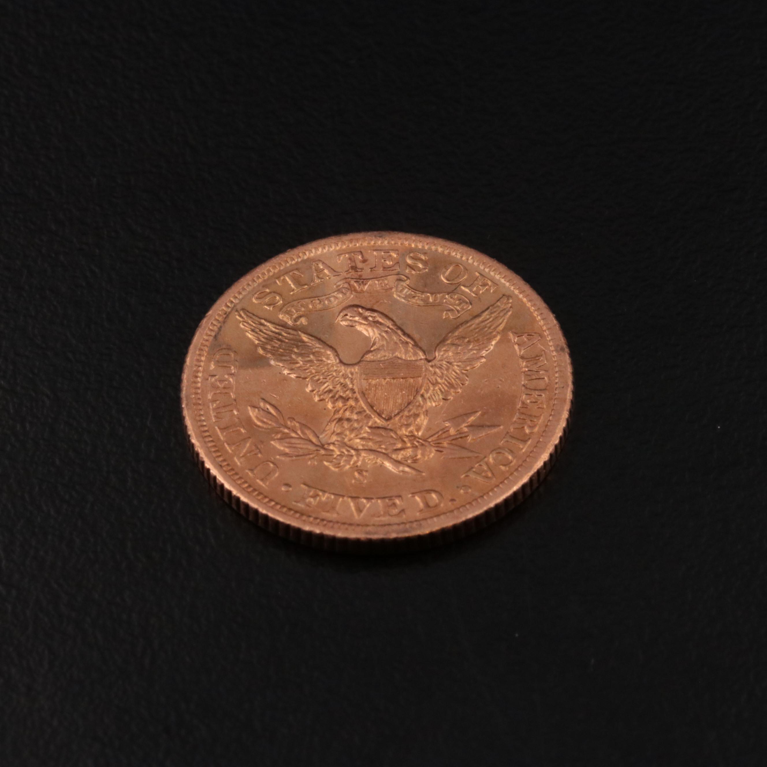 1900-S Liberty Head $5 Gold Half Eagle