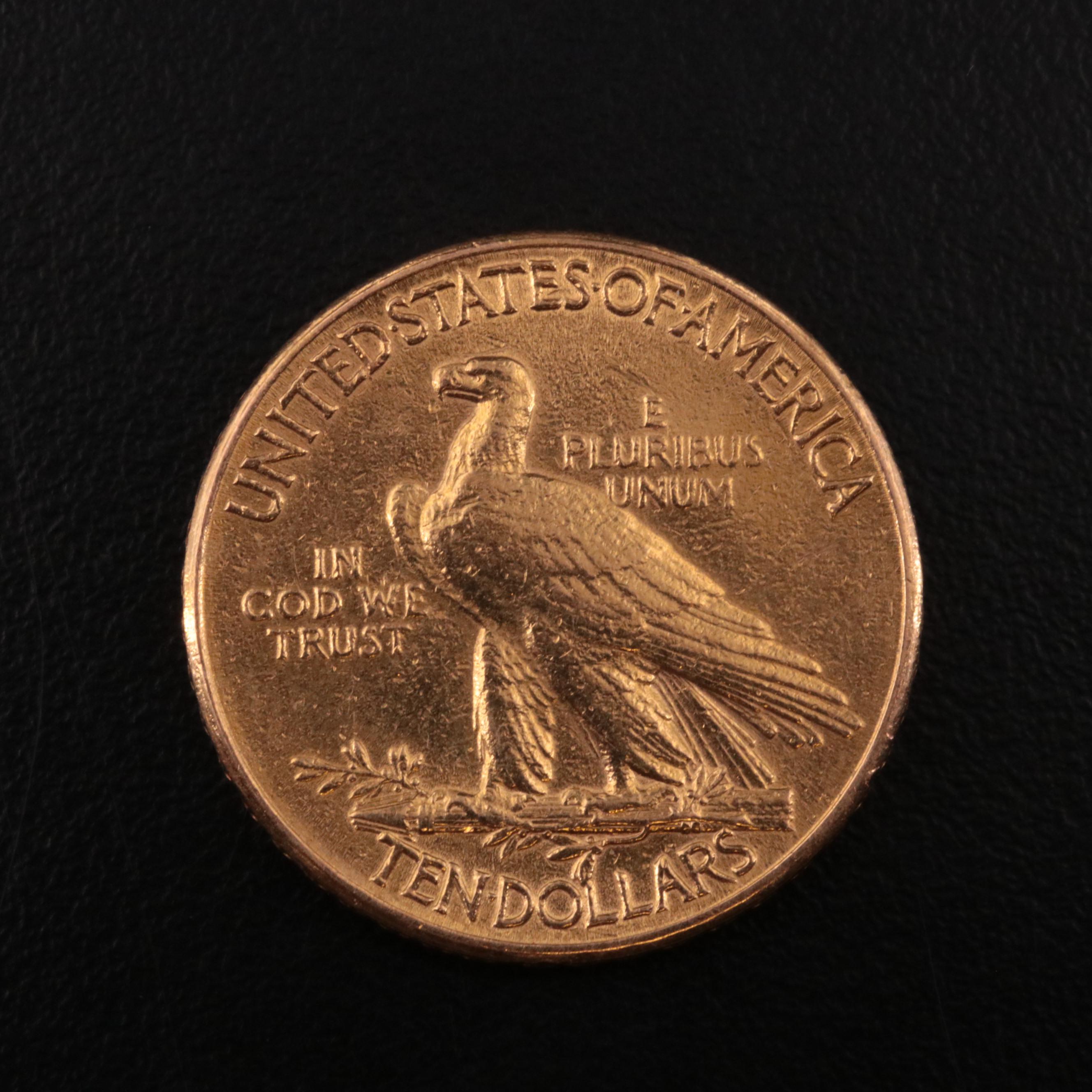 1912 Indian Head $10 Gold Eagle