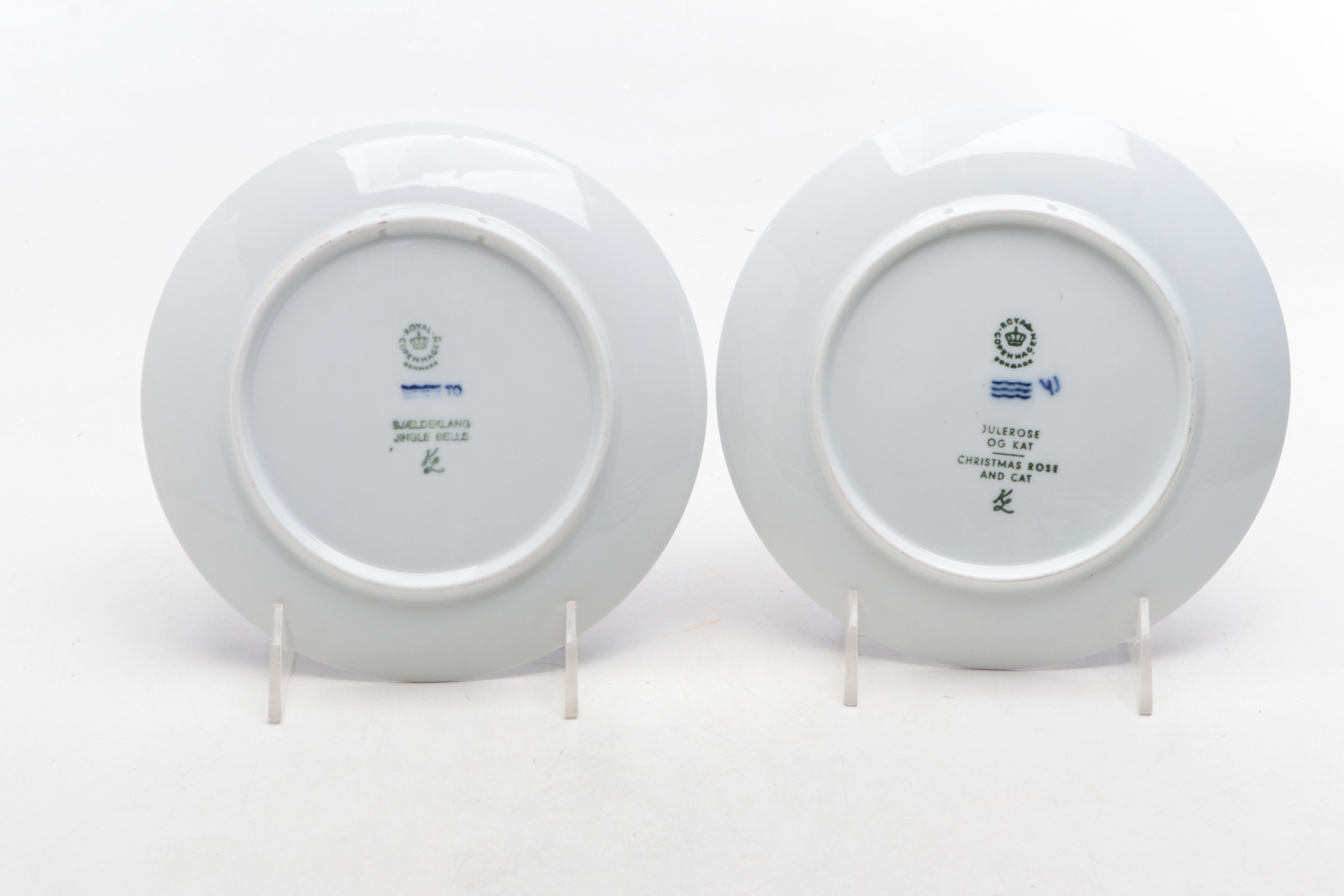 Royal Copenhagen Annual Christmas Plates